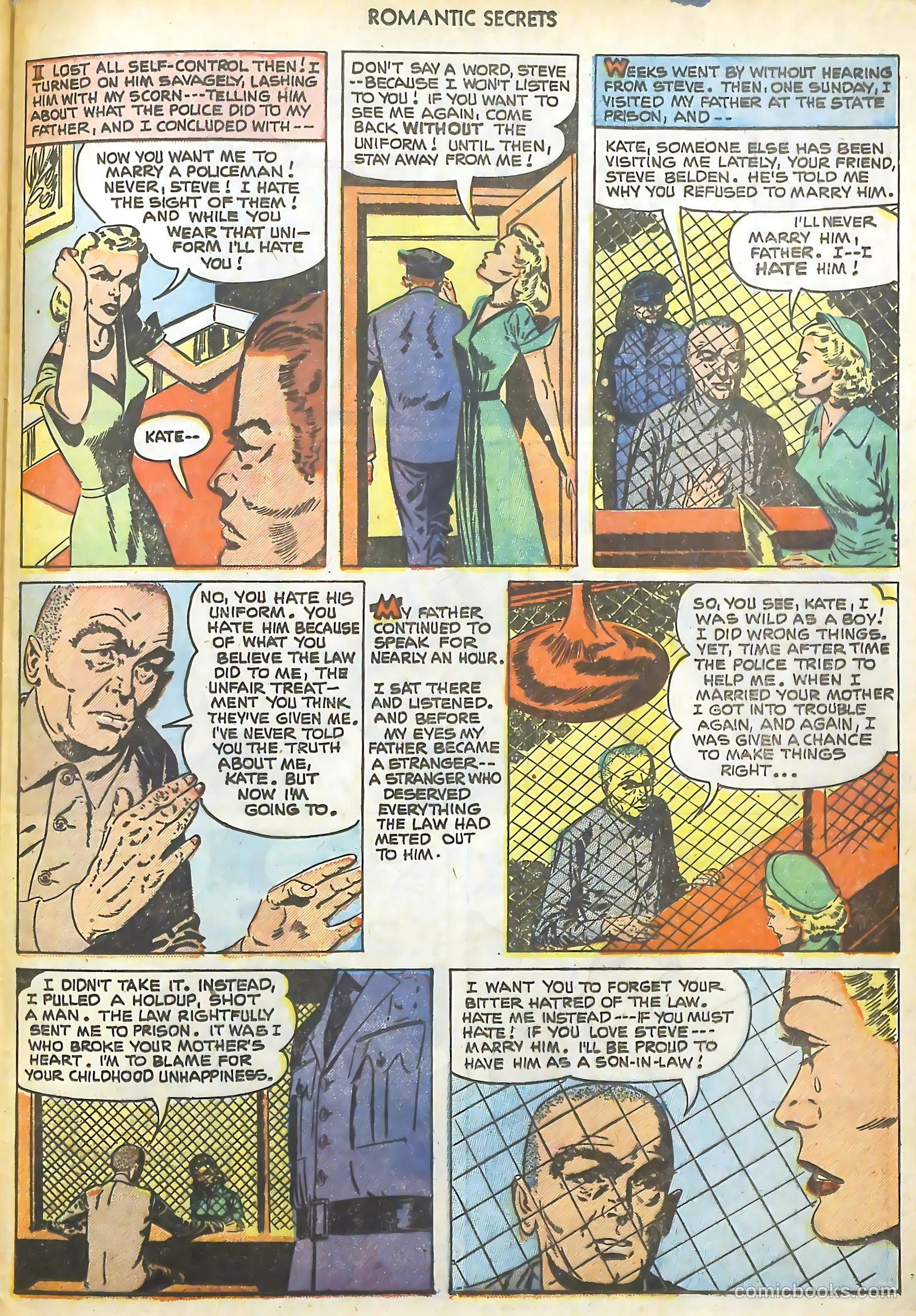 Romantic Secrets #25 (1960) — page 33 of 36