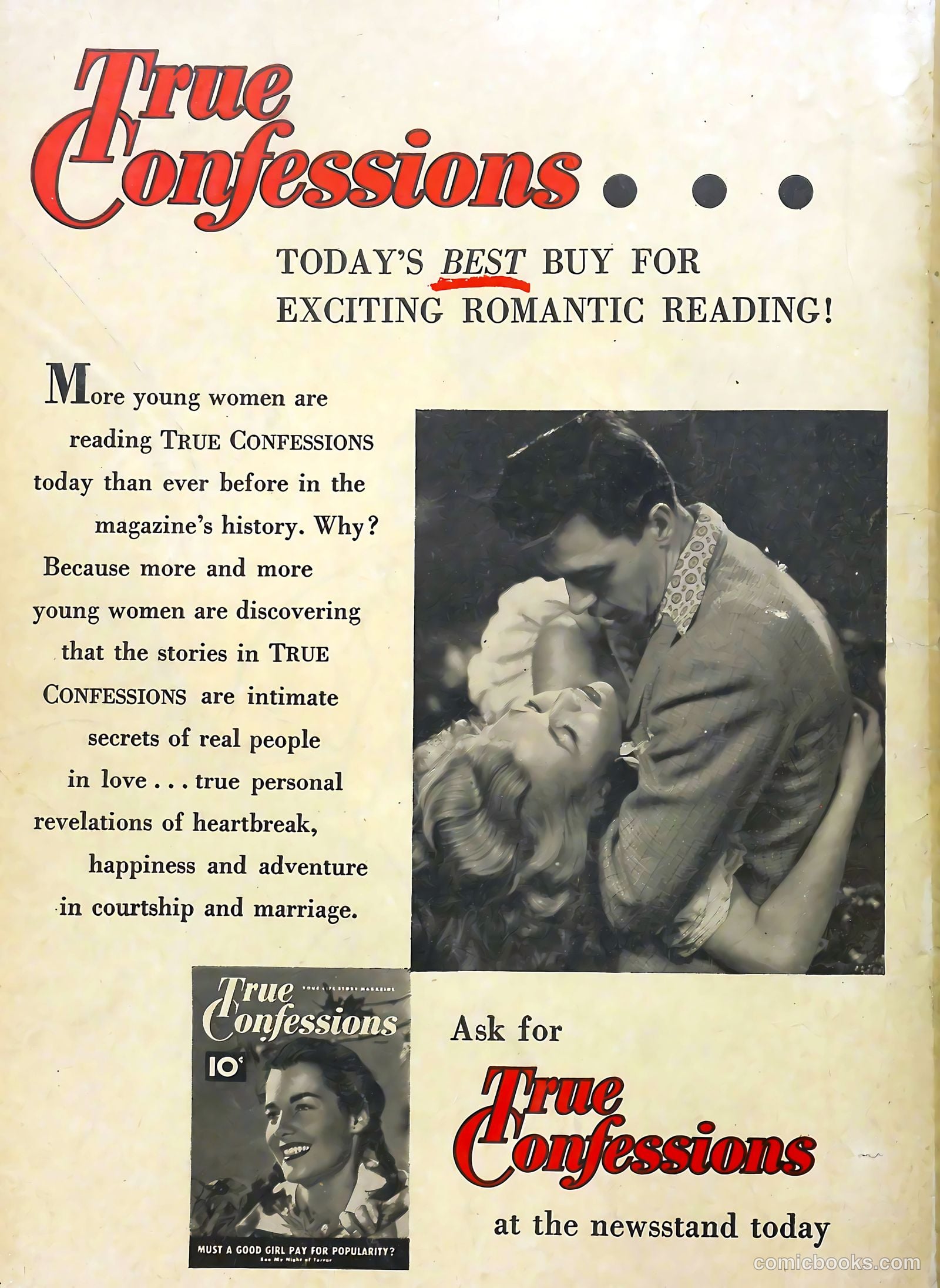 Romantic Secrets #25 (1960) — page 36 of 36