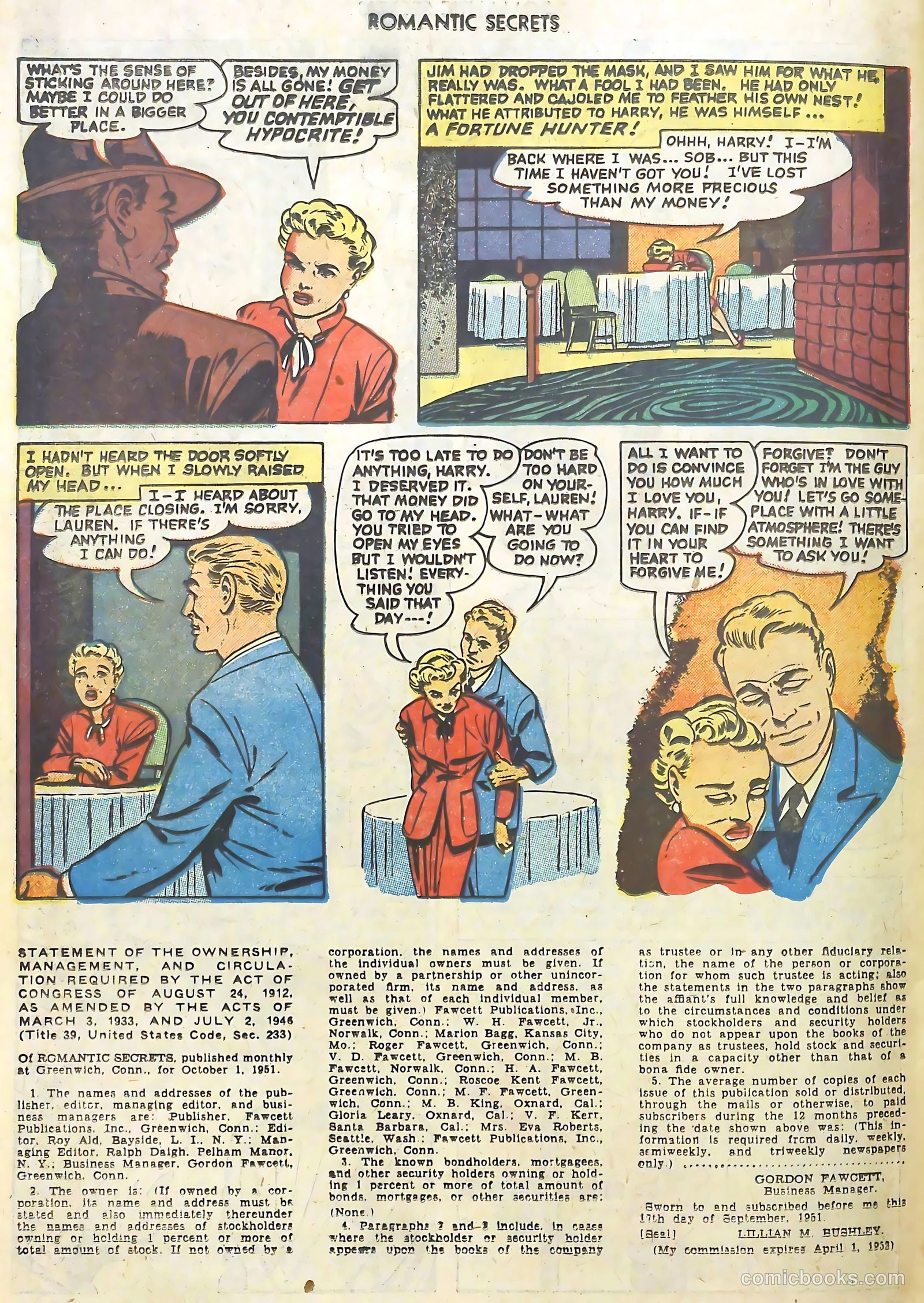 Romantic Secrets #26 (1960) — page 34 of 36