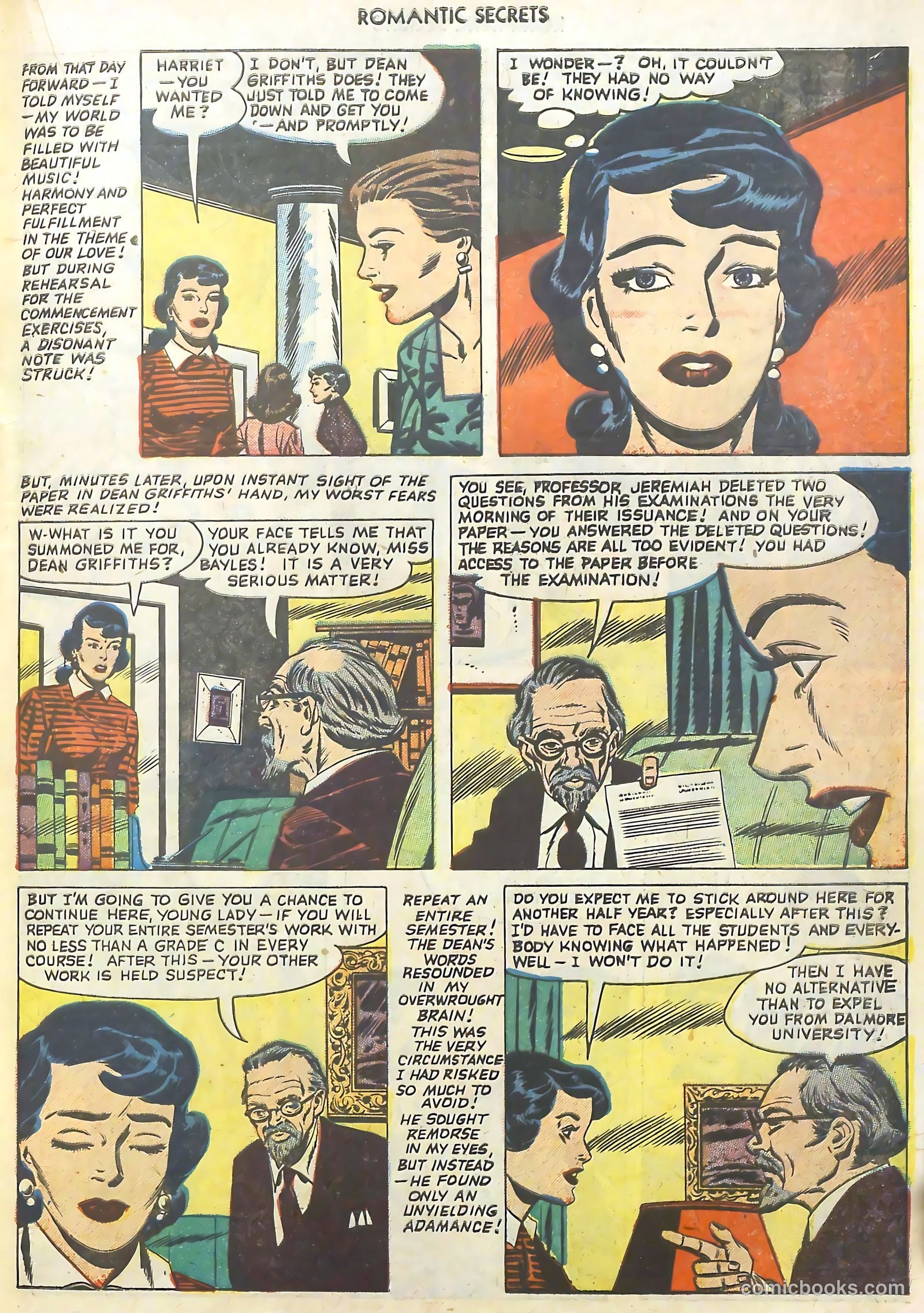 Romantic Secrets #26 (1952) — page 19 of 36