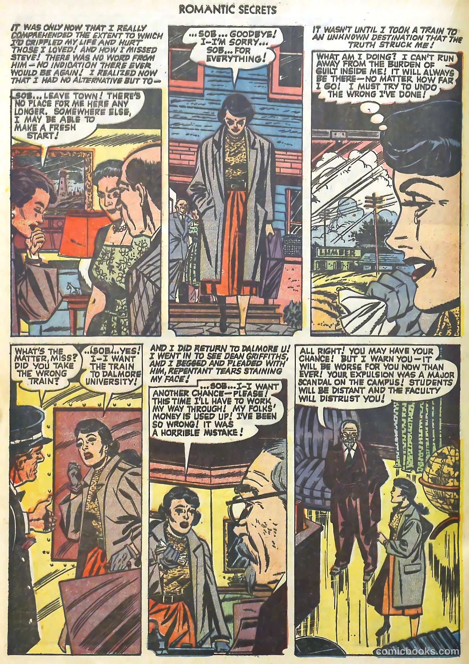 Romantic Secrets #26 (1952) — page 22 of 36