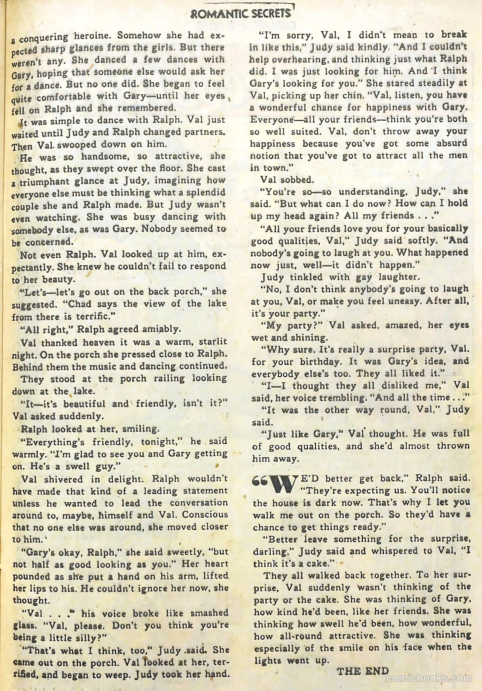 Romantic Secrets #26 (1952) — page 25 of 36
