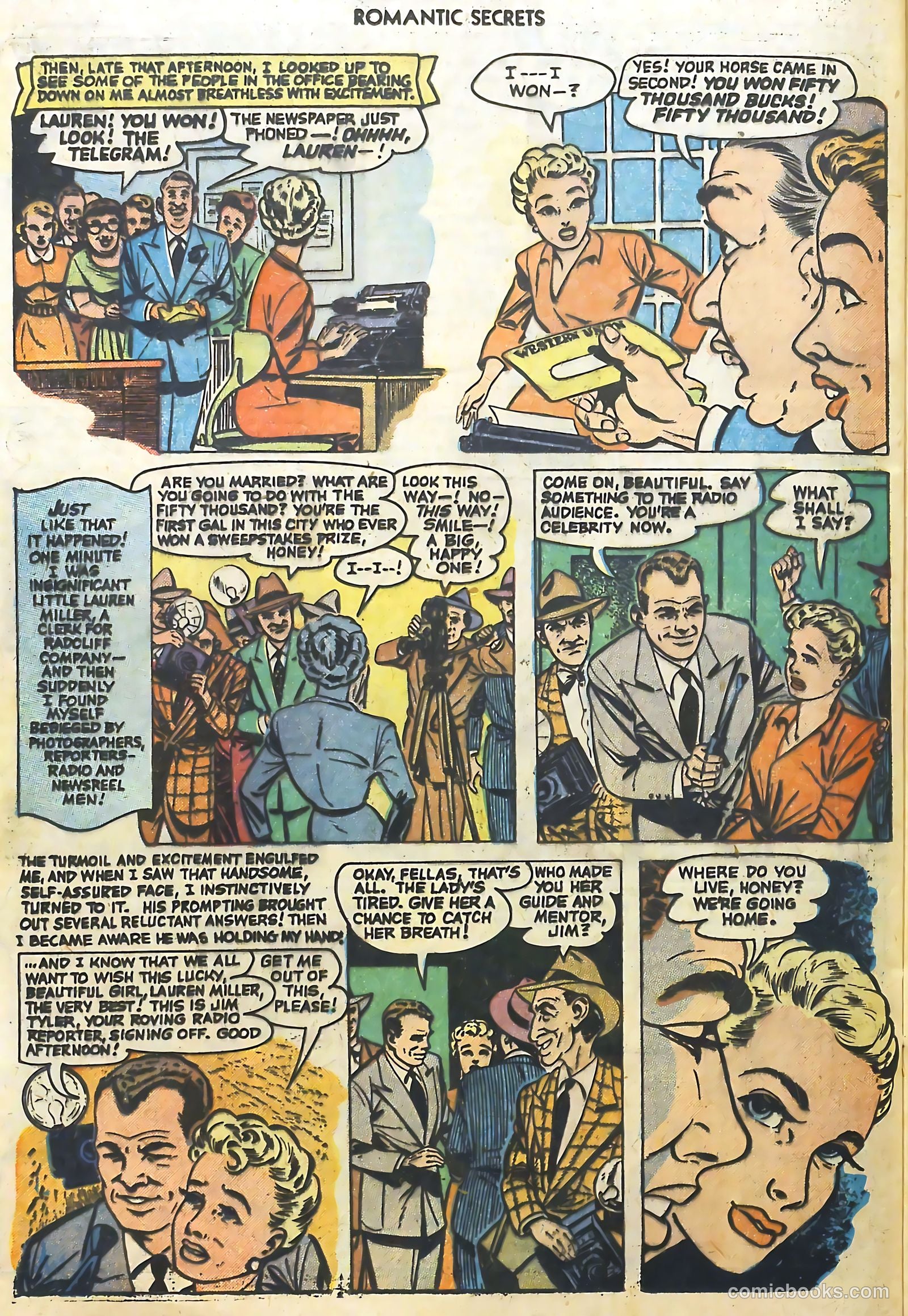 Romantic Secrets #26 (1952) — page 28 of 36