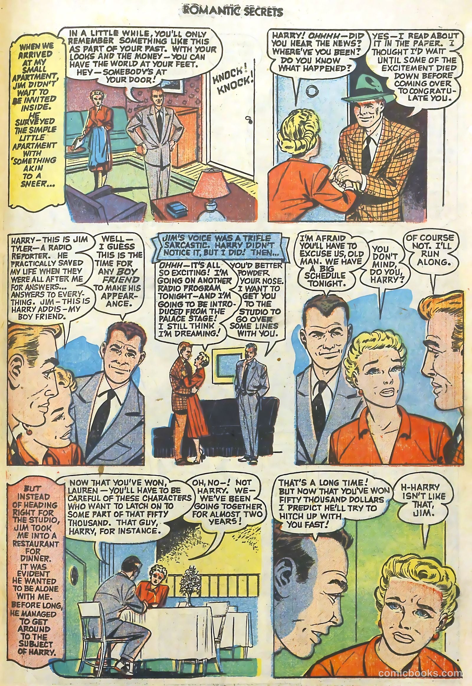 Romantic Secrets #26 (1952) — page 29 of 36