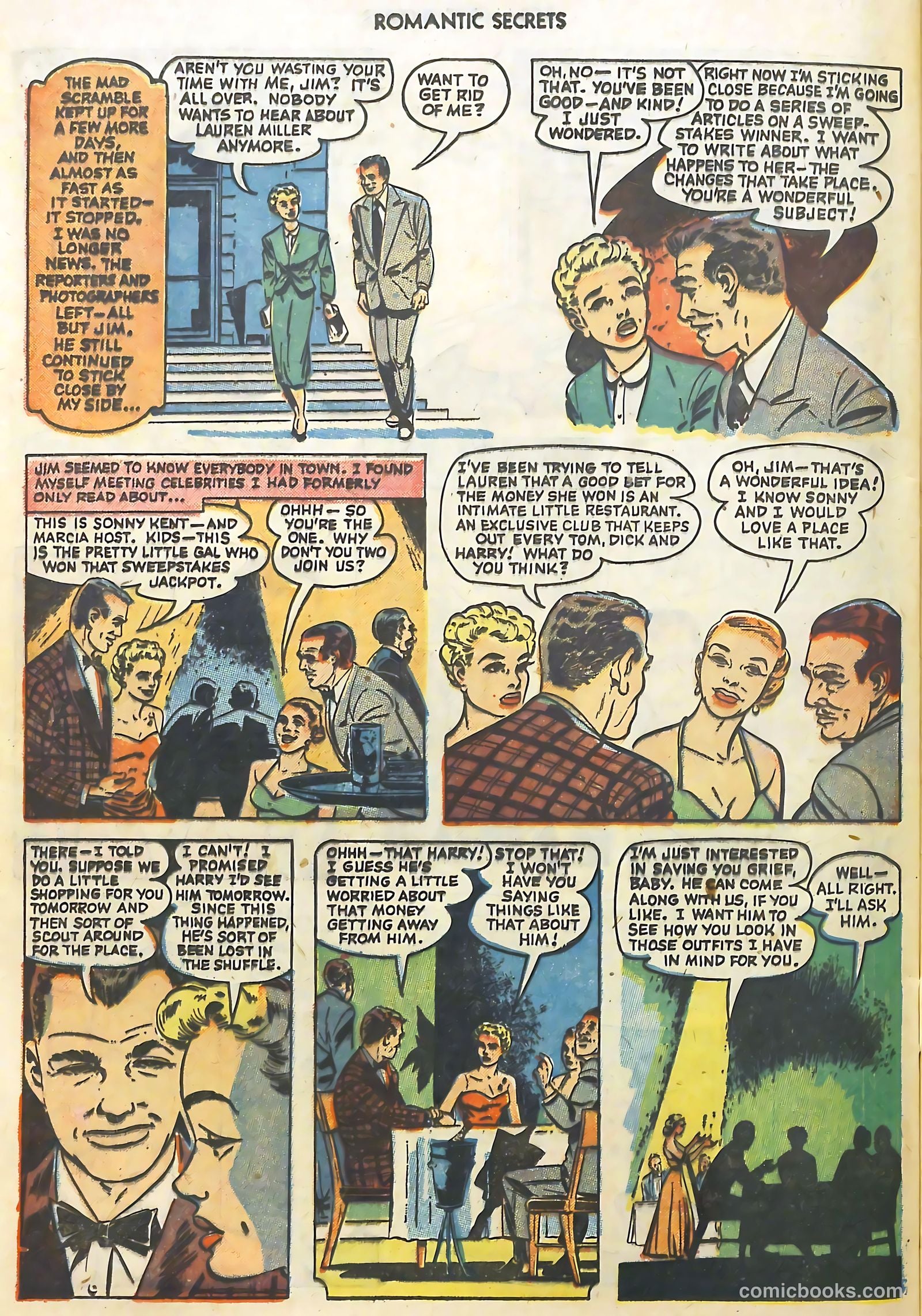 Romantic Secrets #26 (1952) — page 30 of 36
