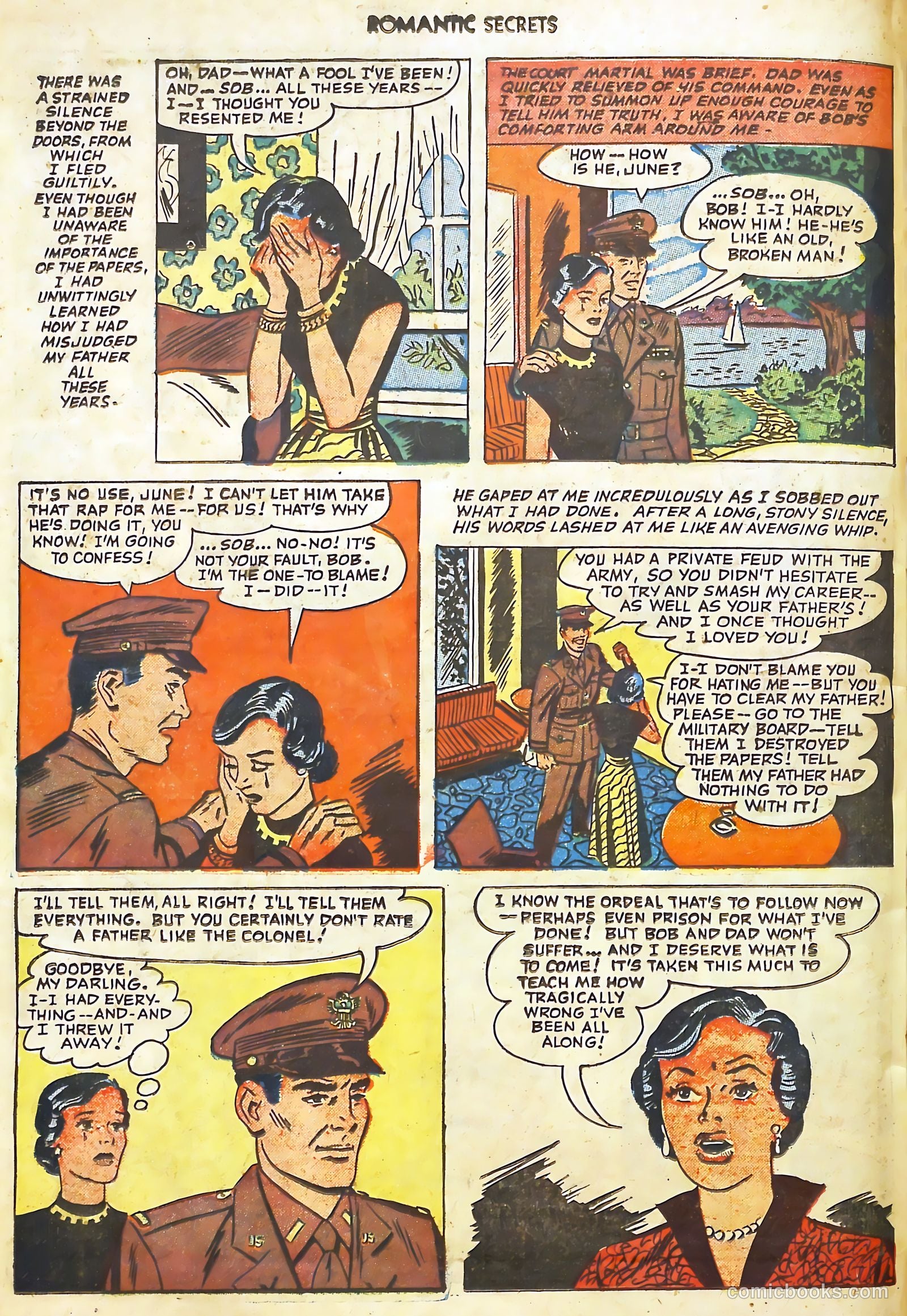 Romantic Secrets #27 (1960) — page 34 of 36