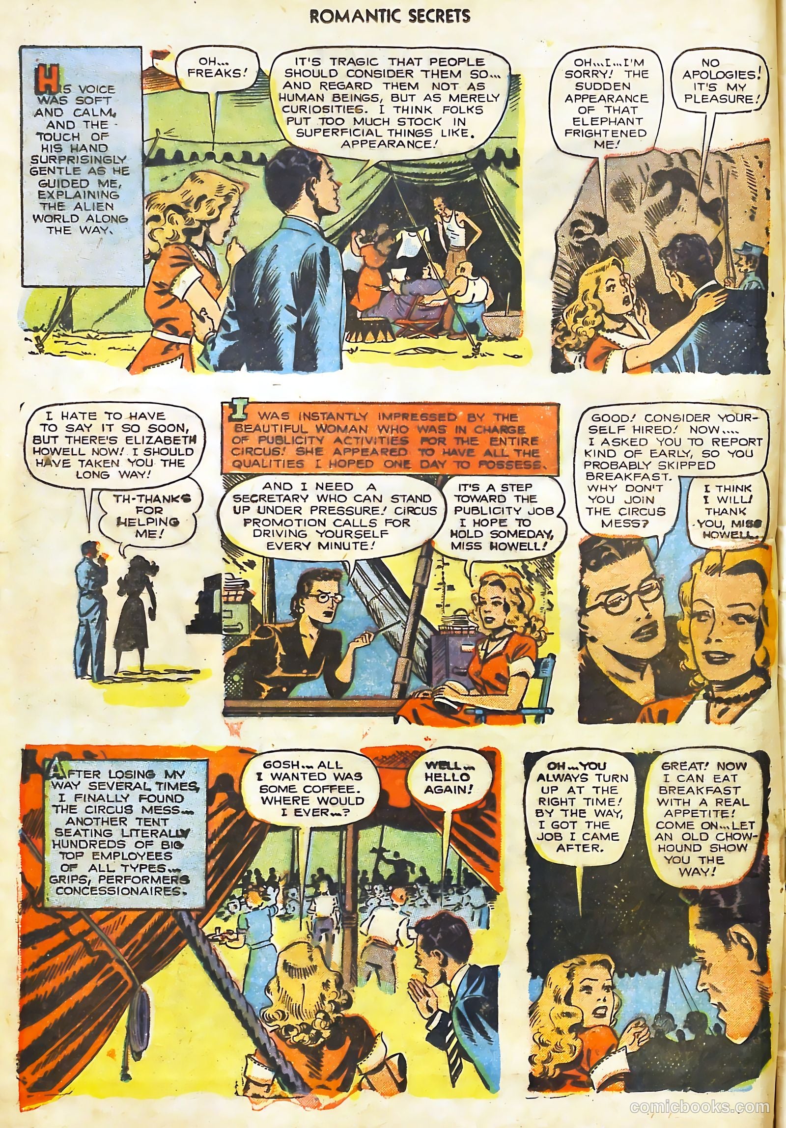 Romantic Secrets #27 (1952) — page 4 of 36