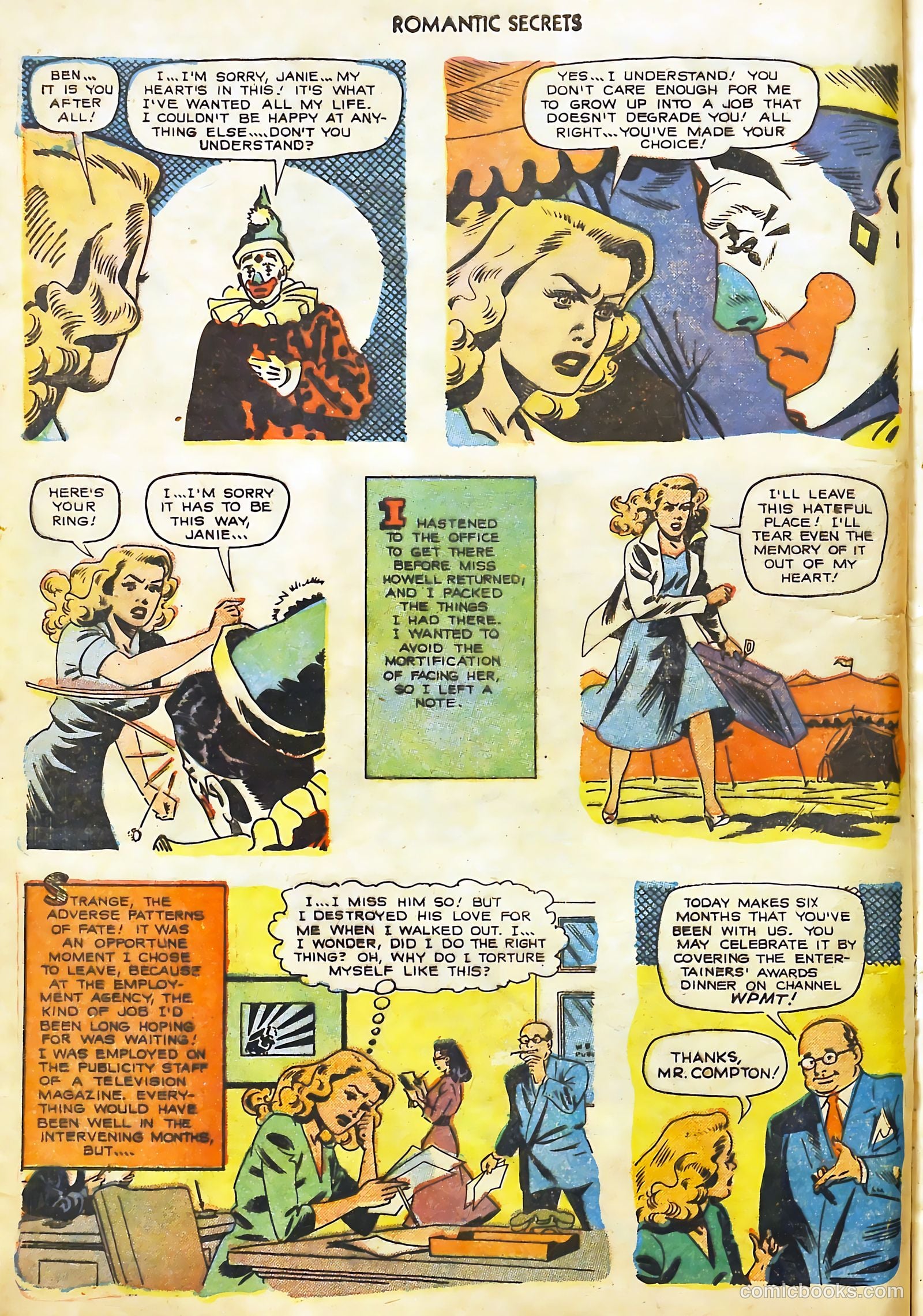 Romantic Secrets #27 (1952) — page 12 of 36