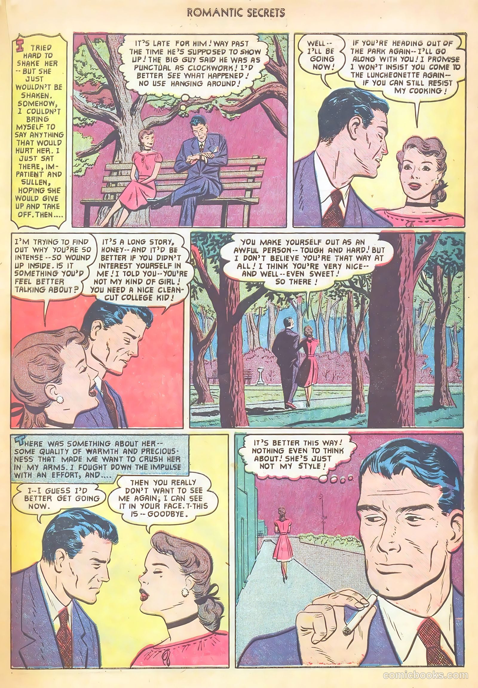 Romantic Secrets #27 (1952) — page 19 of 36