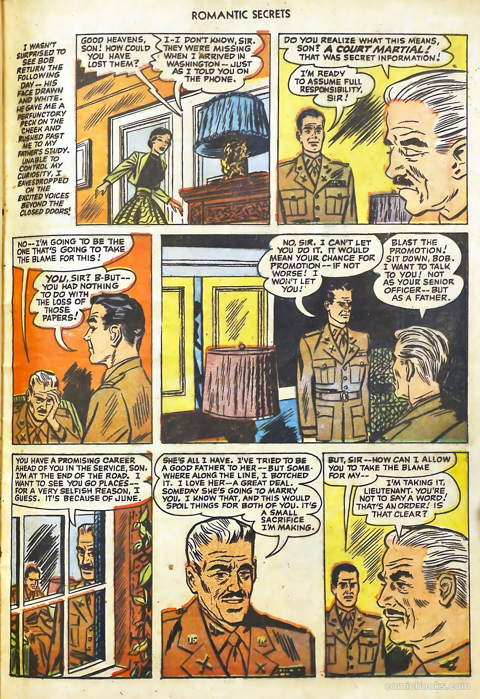 Romantic Secrets #27 (1952) — page 33 of 36