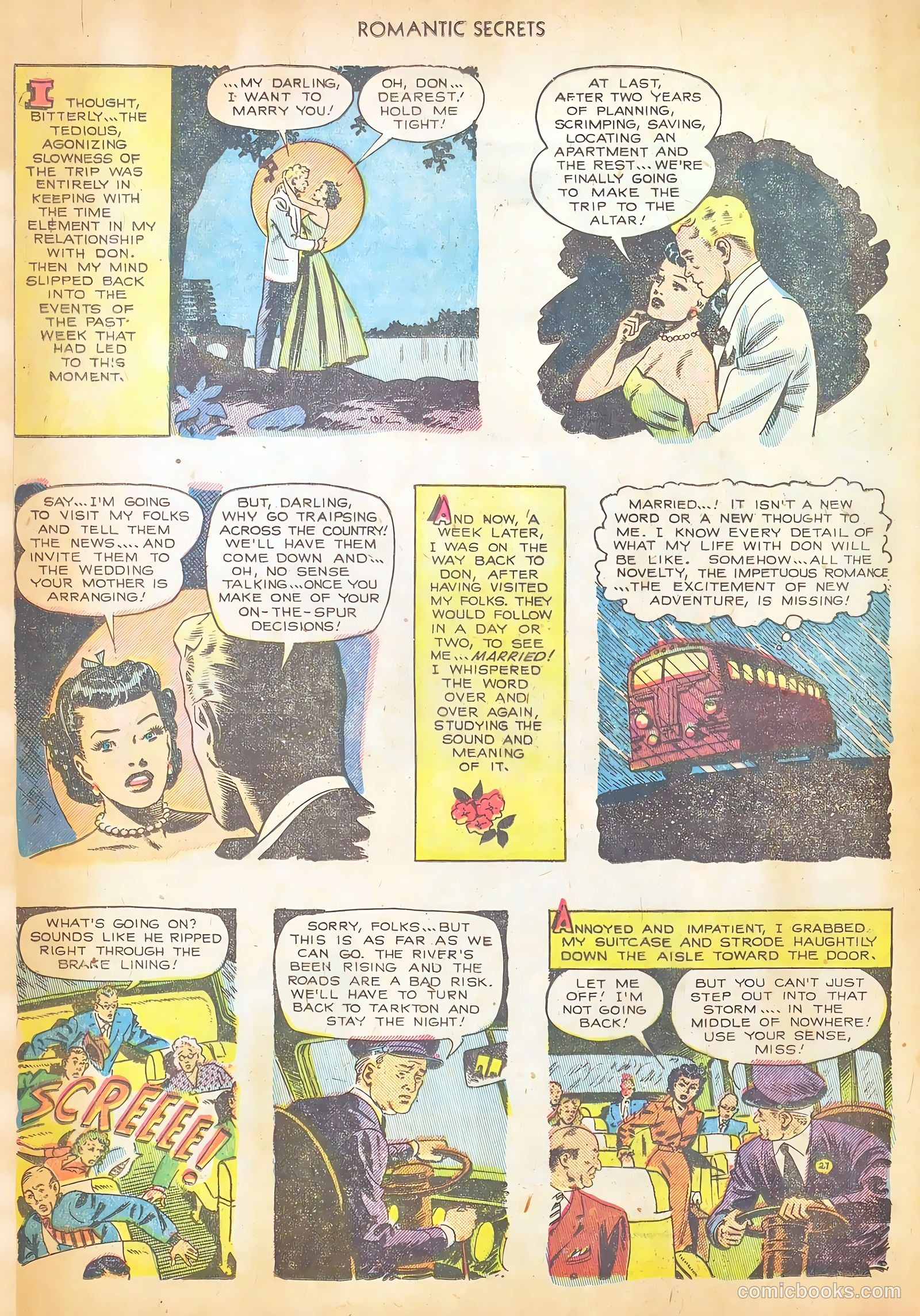 Romantic Secrets #28 (1952) — page 4 of 36