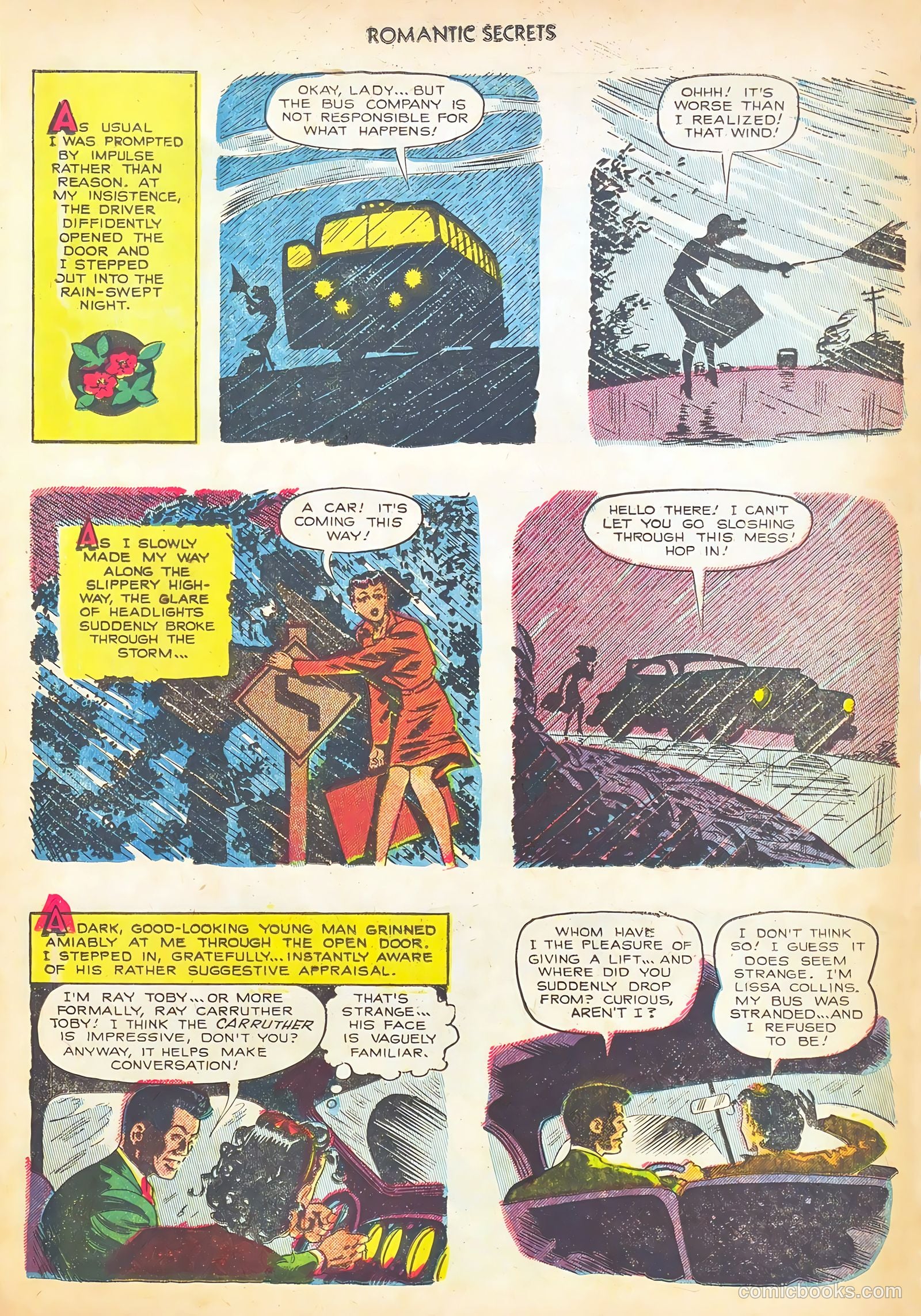 Romantic Secrets #28 (1952) — page 5 of 36