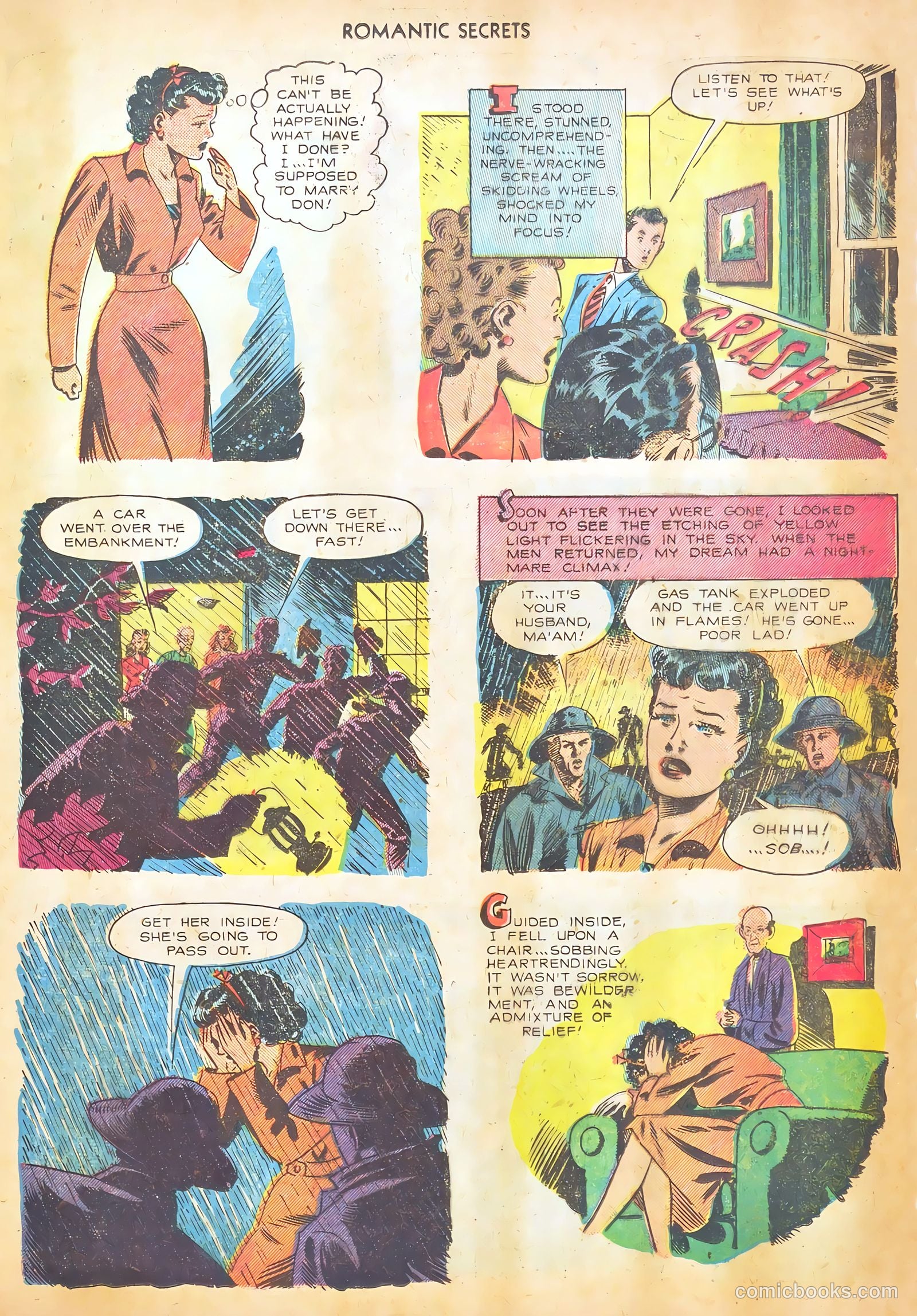 Romantic Secrets #28 (1952) — page 9 of 36