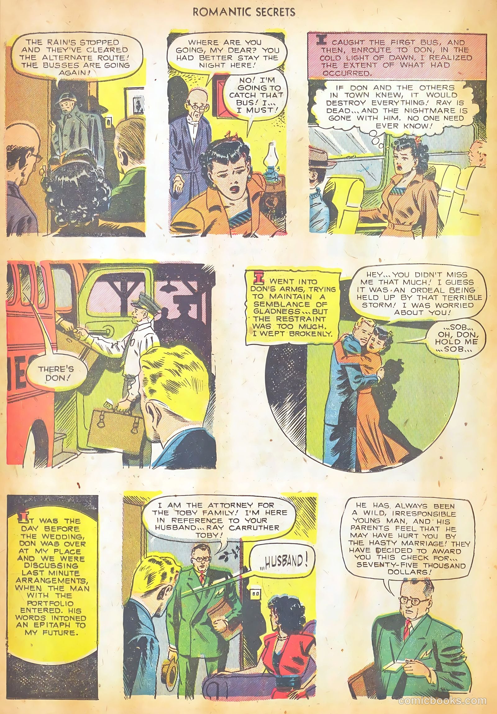 Romantic Secrets #28 (1952) — page 10 of 36