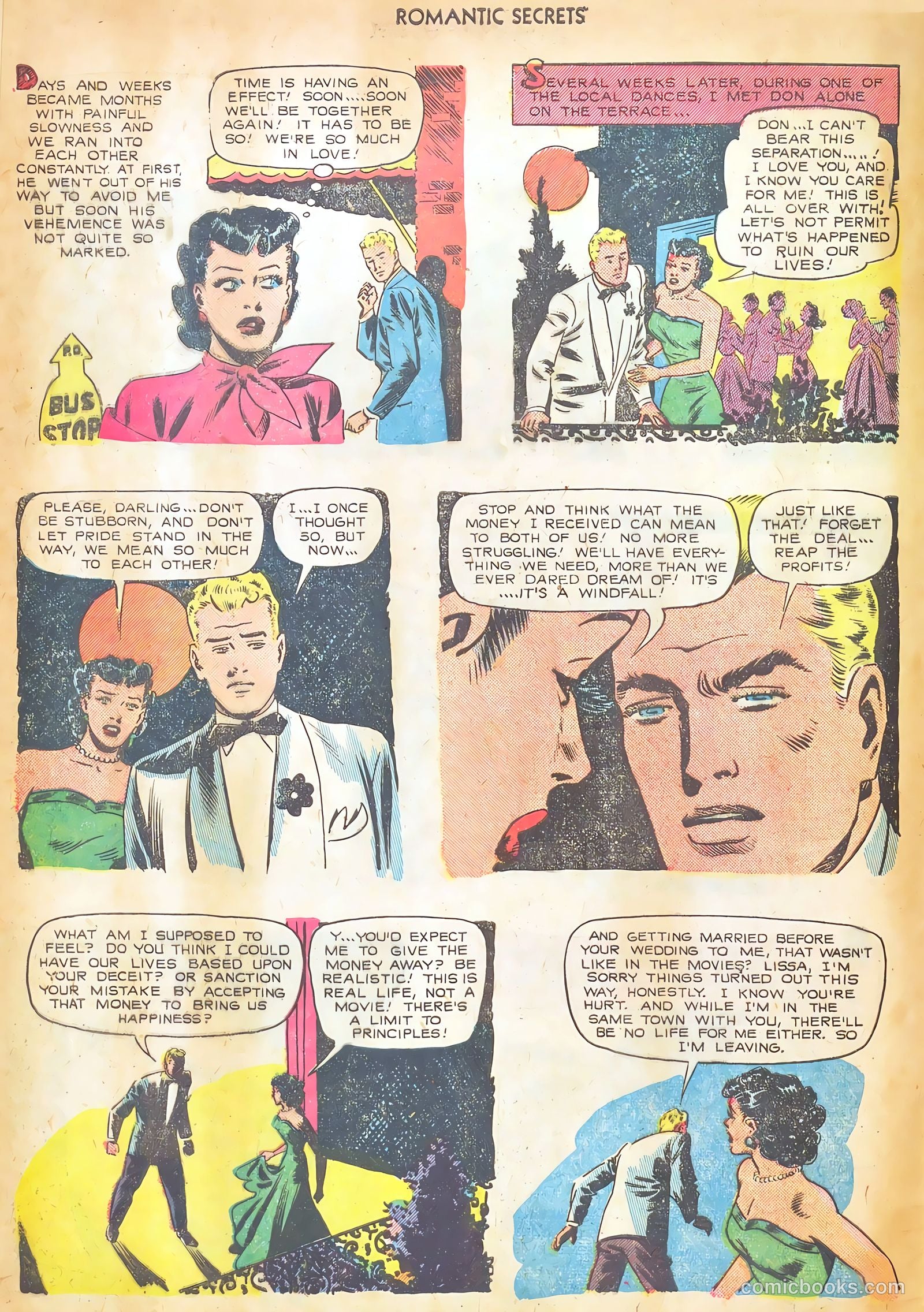 Romantic Secrets #28 (1952) — page 12 of 36