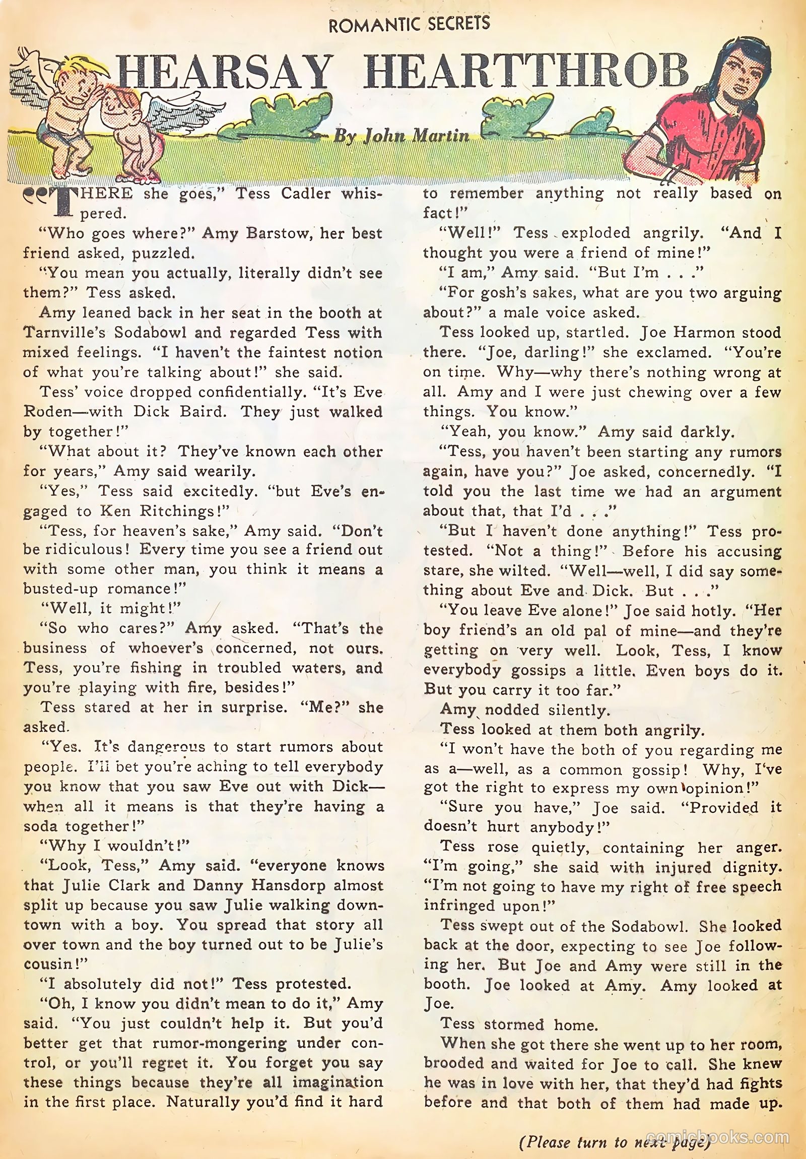 Romantic Secrets #28 (1952) — page 14 of 36