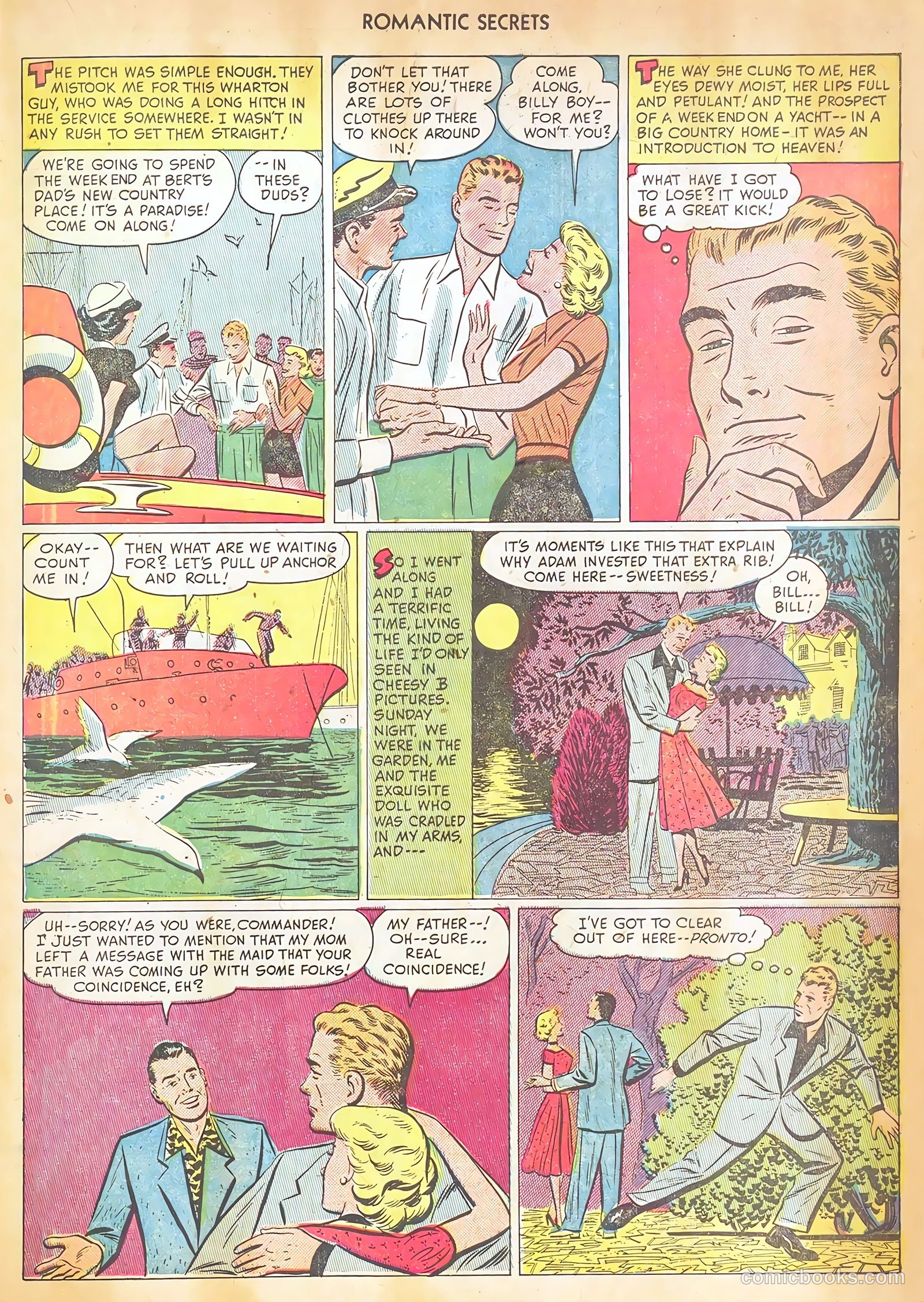 Romantic Secrets #28 (1952) — page 19 of 36