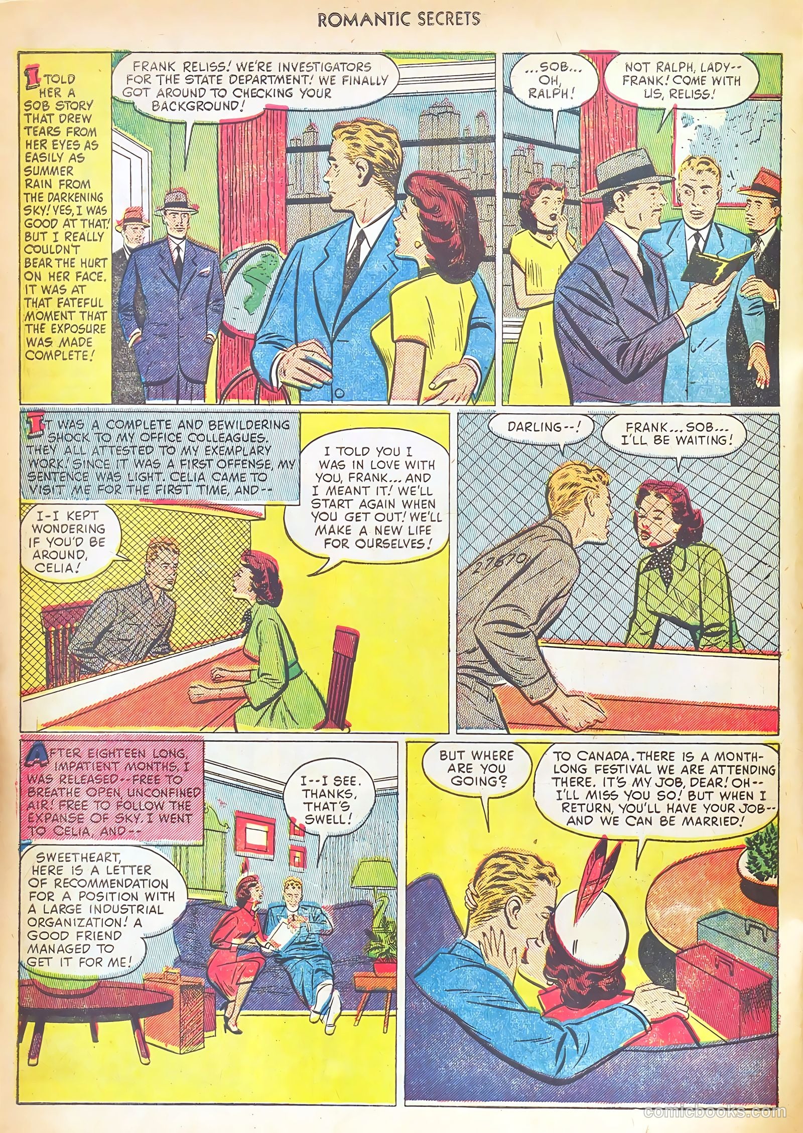 Romantic Secrets #28 (1952) — page 24 of 36