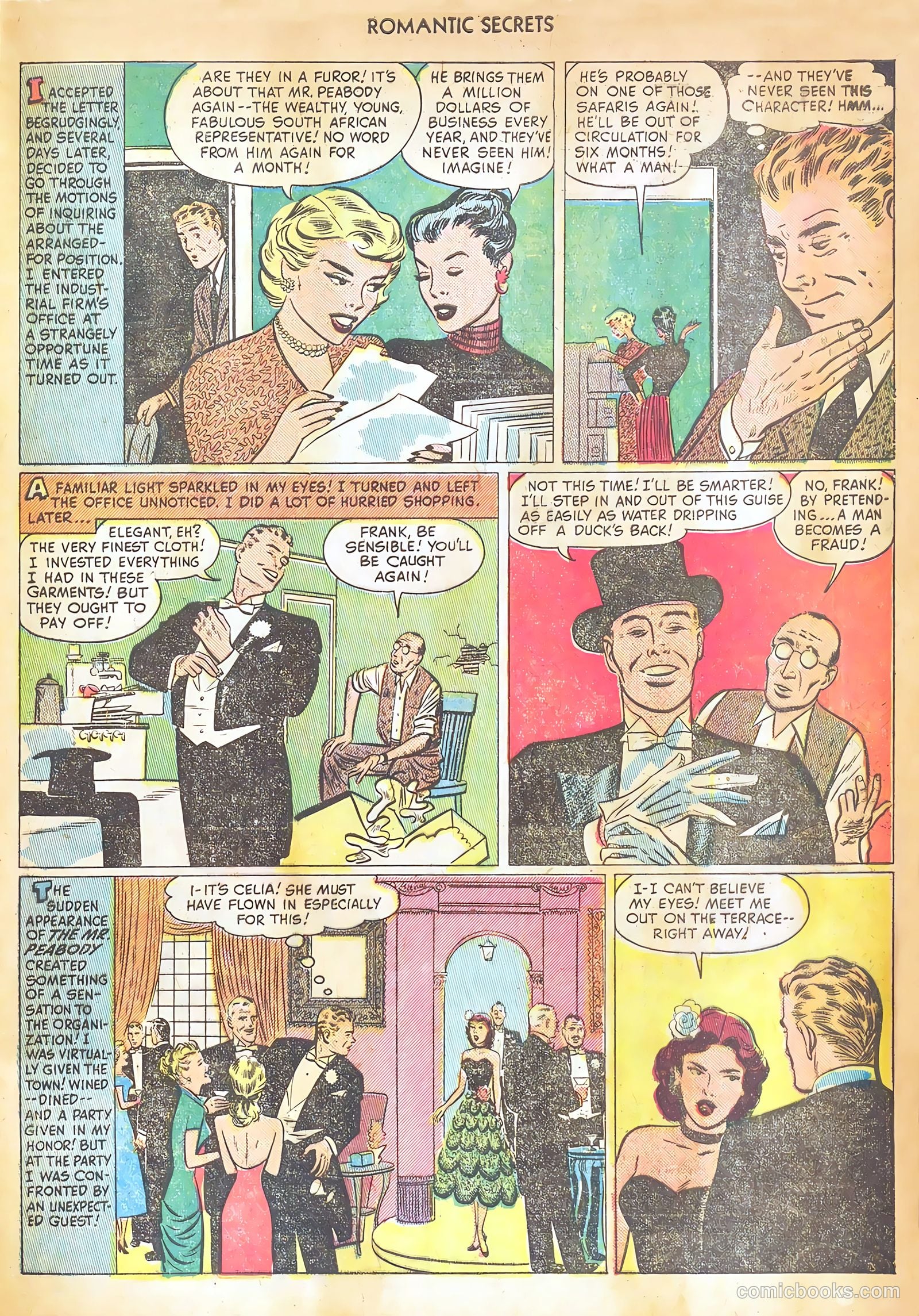 Romantic Secrets #28 (1952) — page 25 of 36
