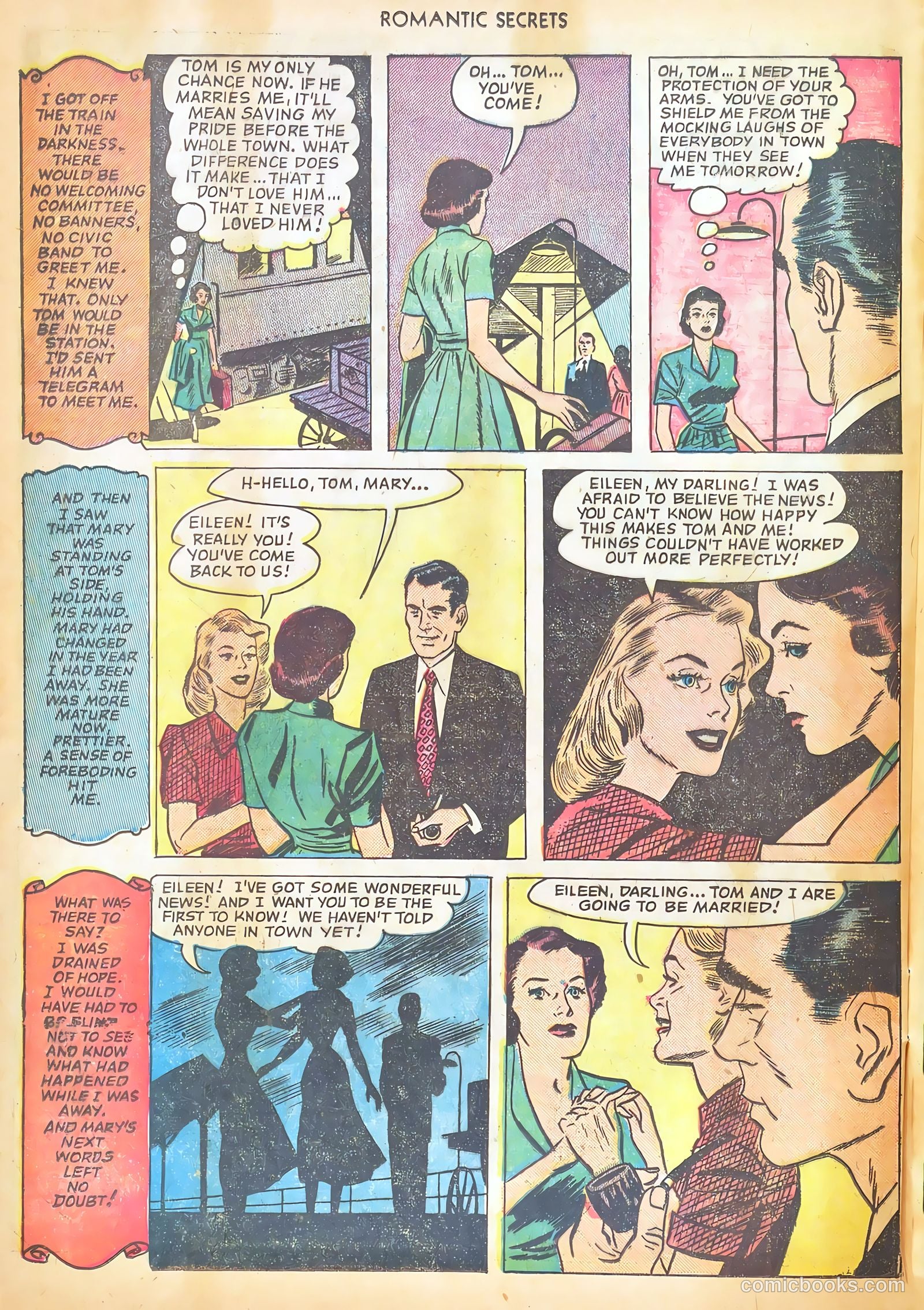 Romantic Secrets #28 (1952) — page 28 of 36