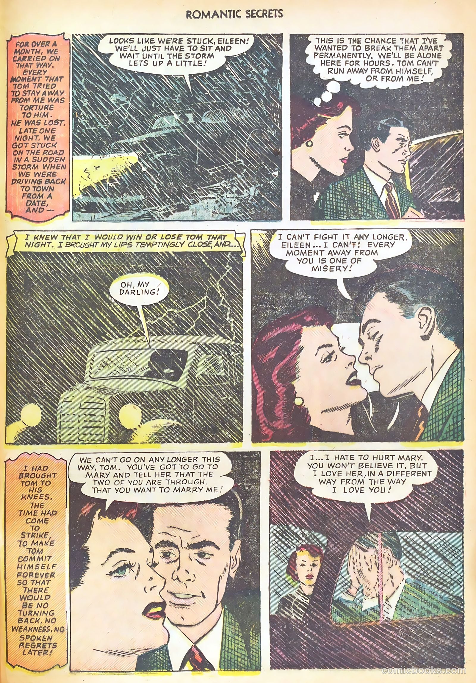 Romantic Secrets #28 (1952) — page 31 of 36