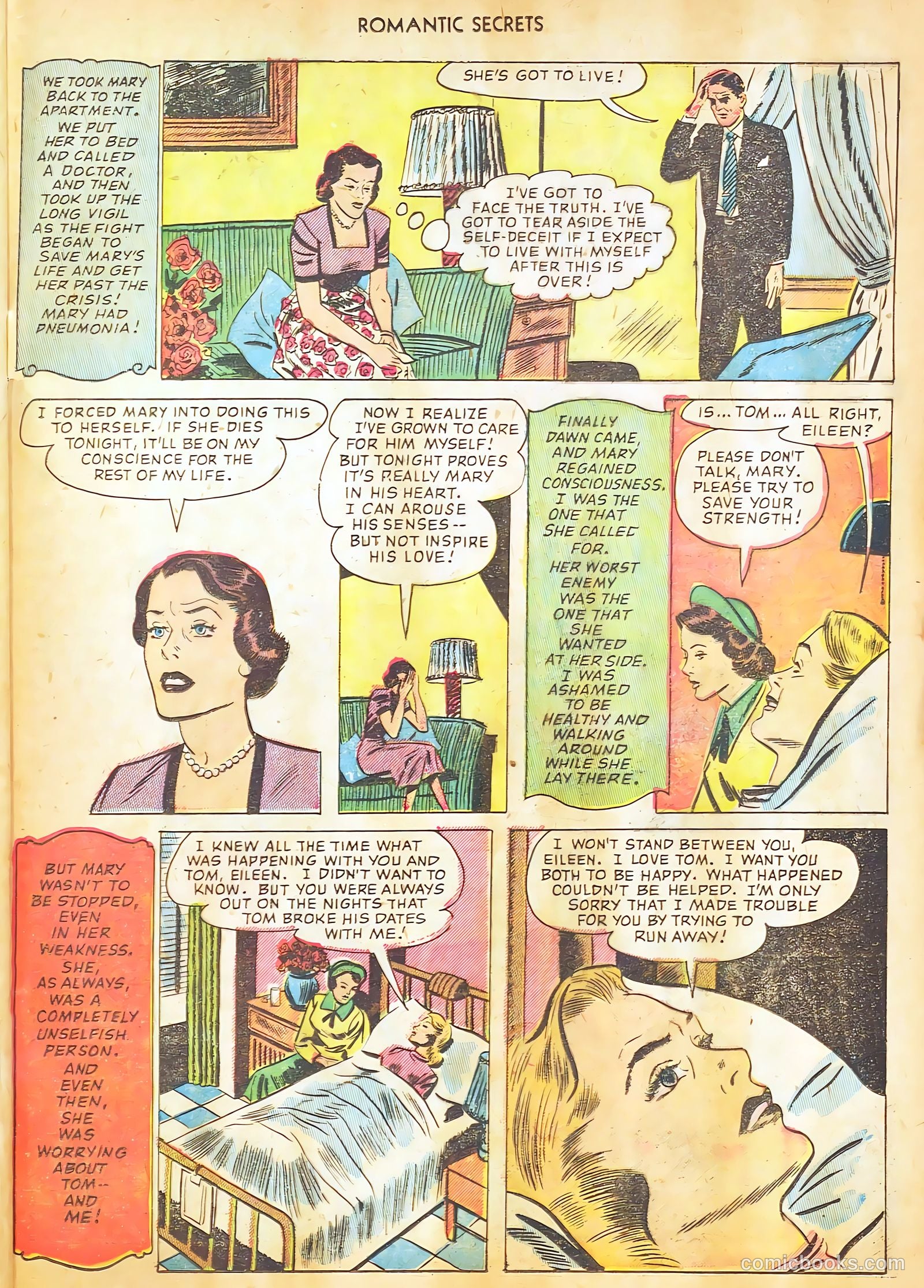 Romantic Secrets #28 (1952) — page 33 of 36