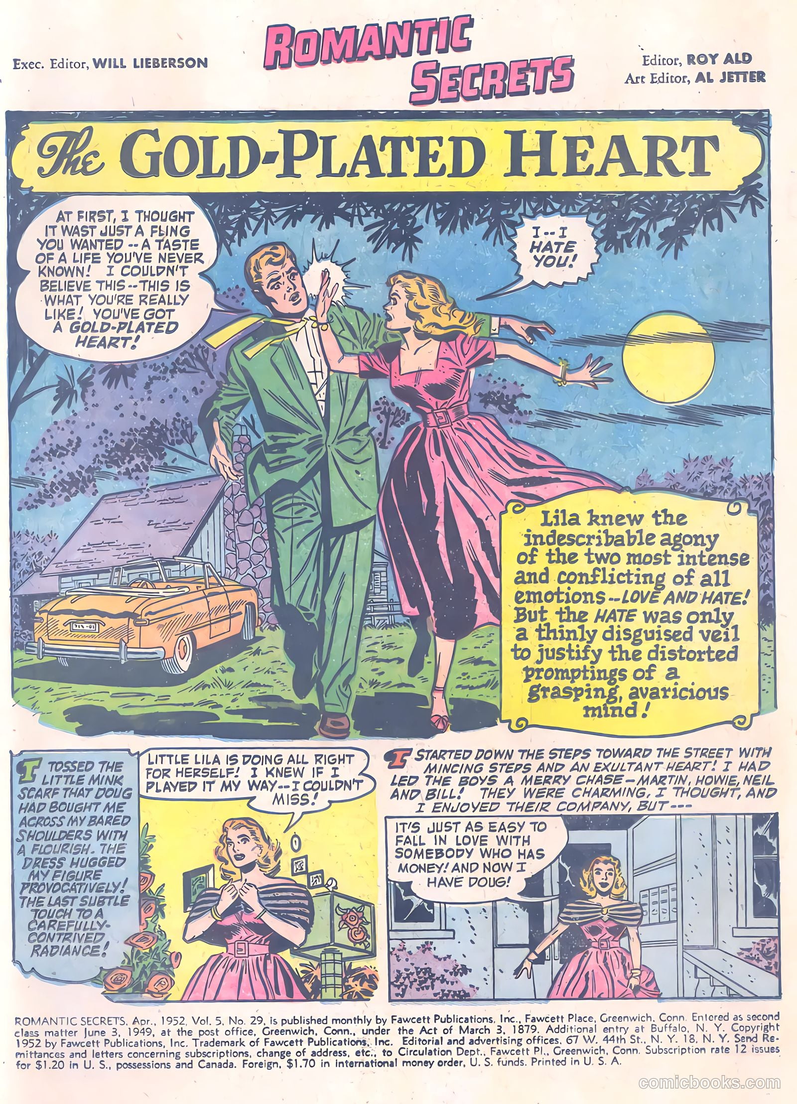 Romantic Secrets #29 (1952) — page 3 of 36