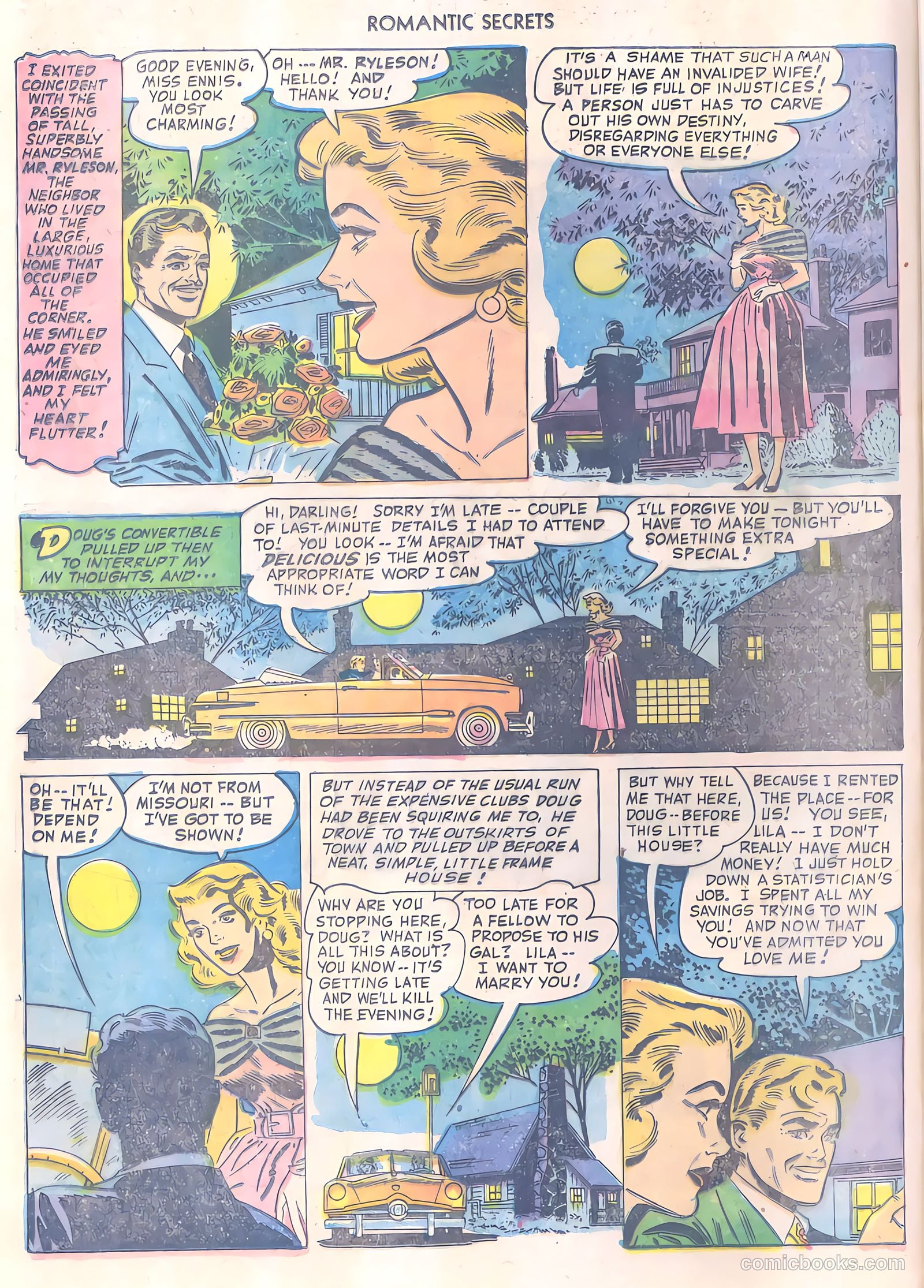 Romantic Secrets #29 (1952) — page 4 of 36