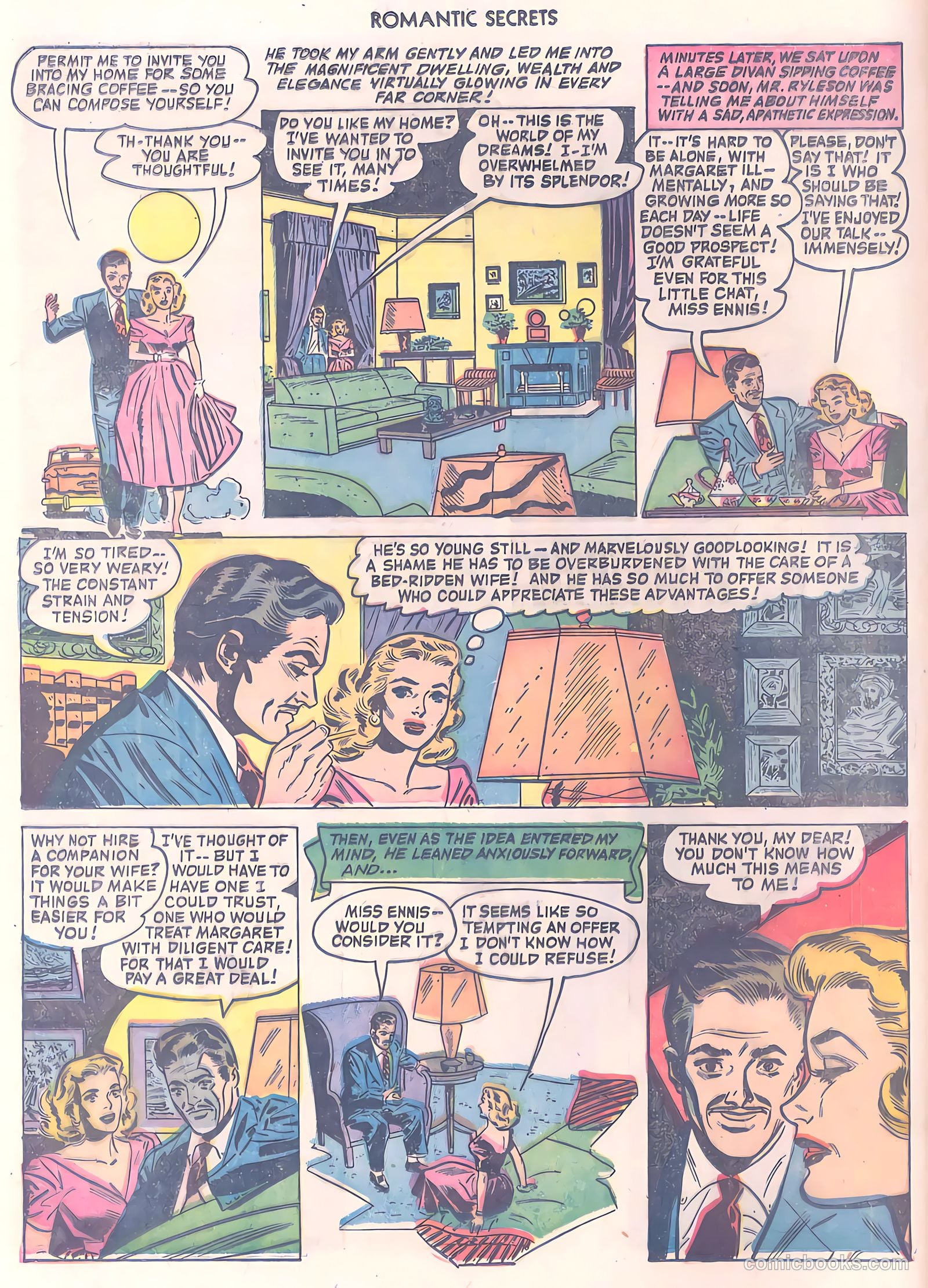 Romantic Secrets #29 (1952) — page 6 of 36