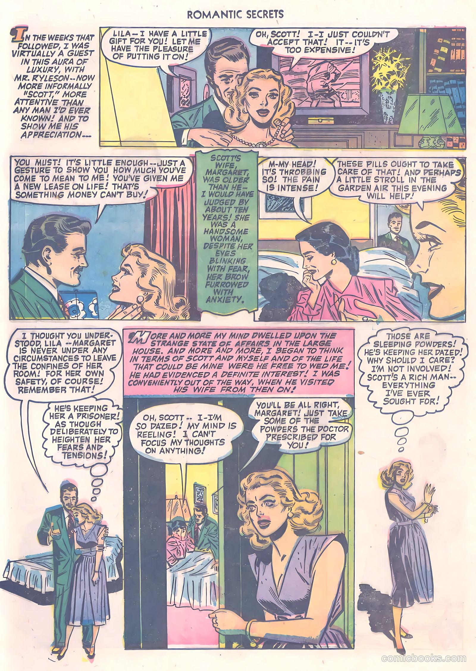 Romantic Secrets #29 (1952) — page 7 of 36