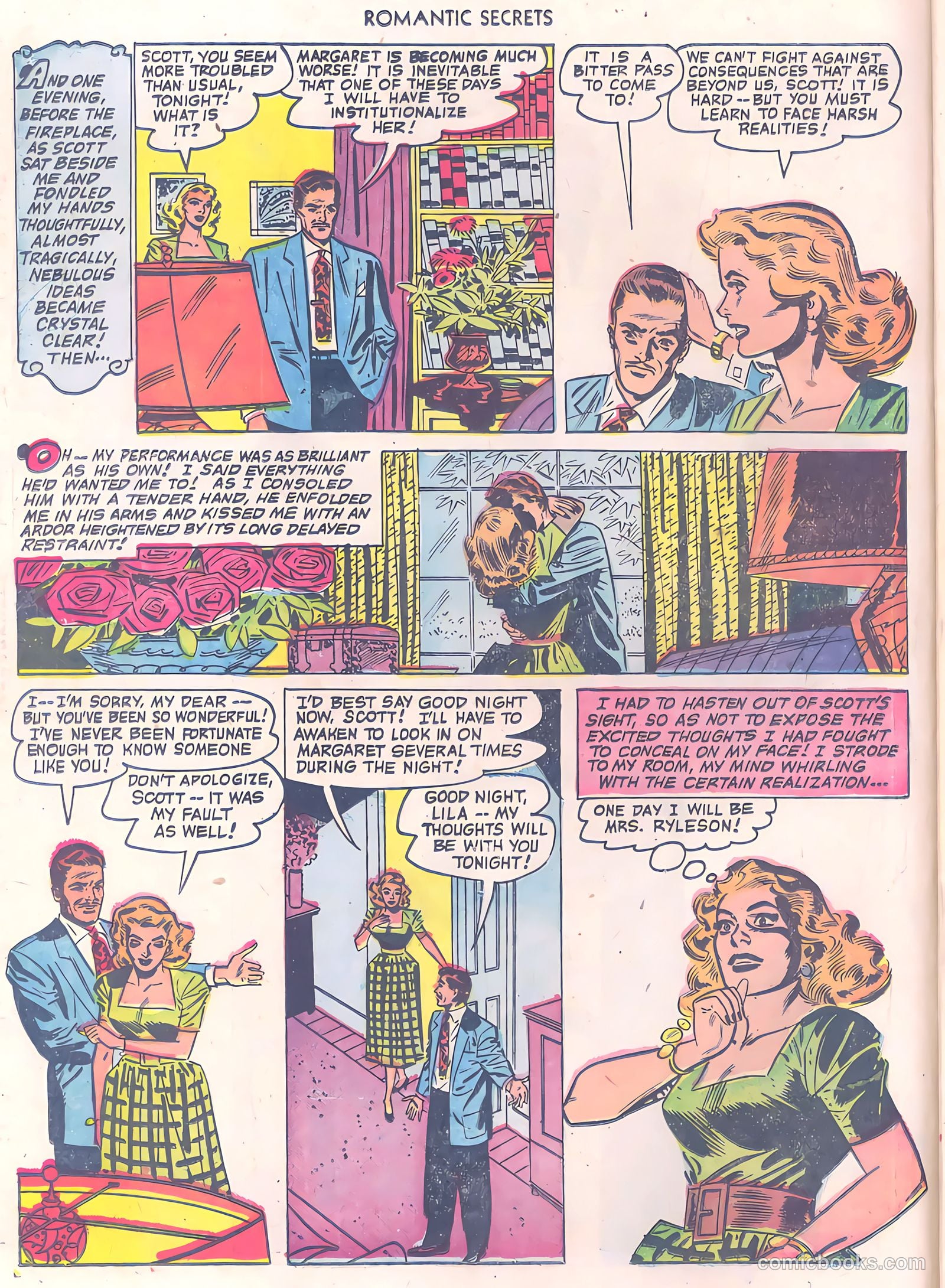 Romantic Secrets #29 (1952) — page 8 of 36
