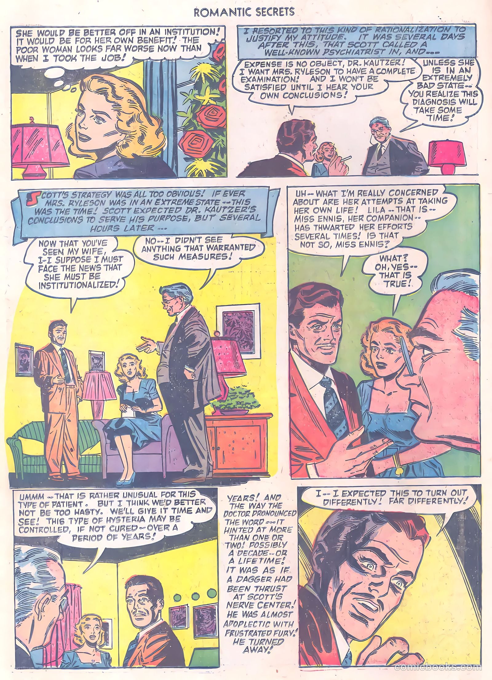 Romantic Secrets #29 (1952) — page 10 of 36