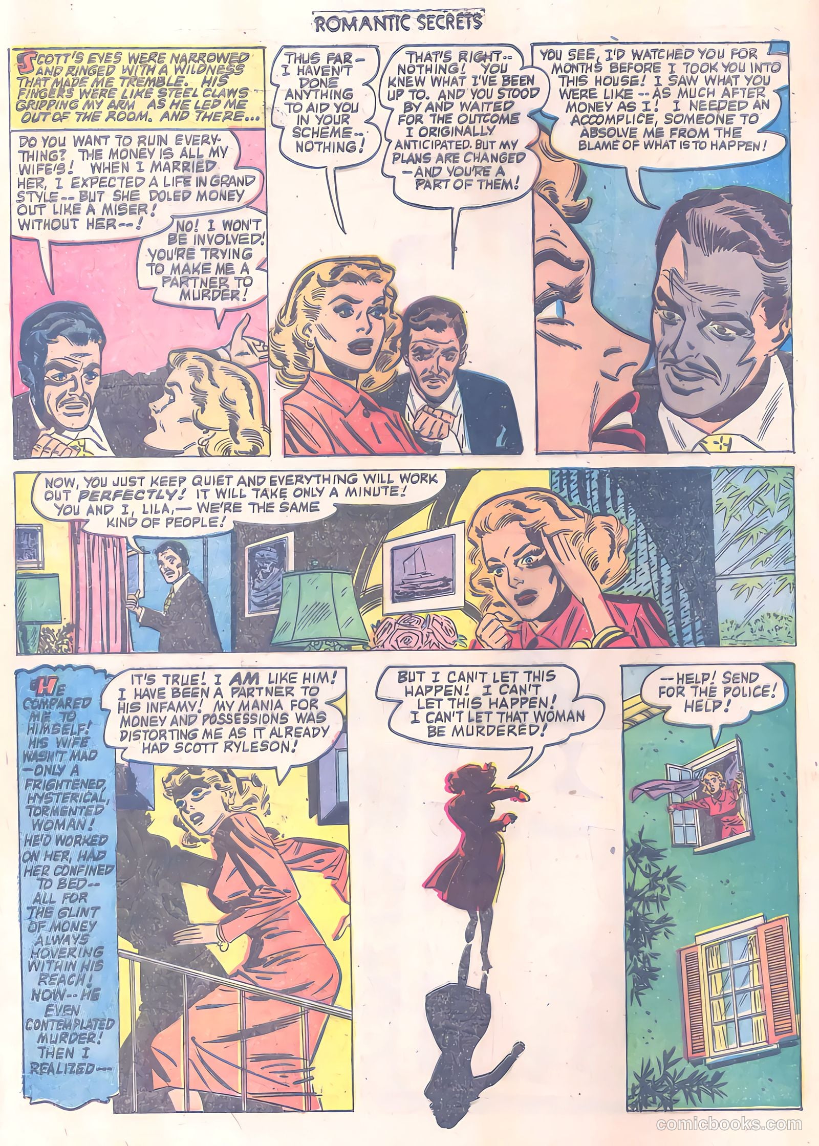 Romantic Secrets #29 (1952) — page 12 of 36