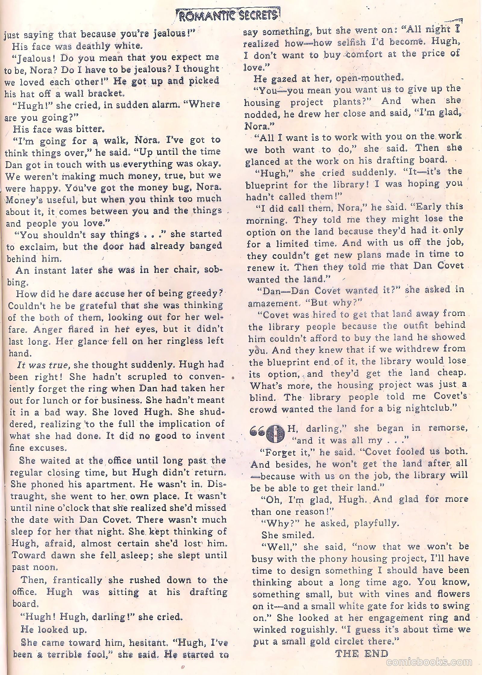 Romantic Secrets #29 (1952) — page 25 of 36