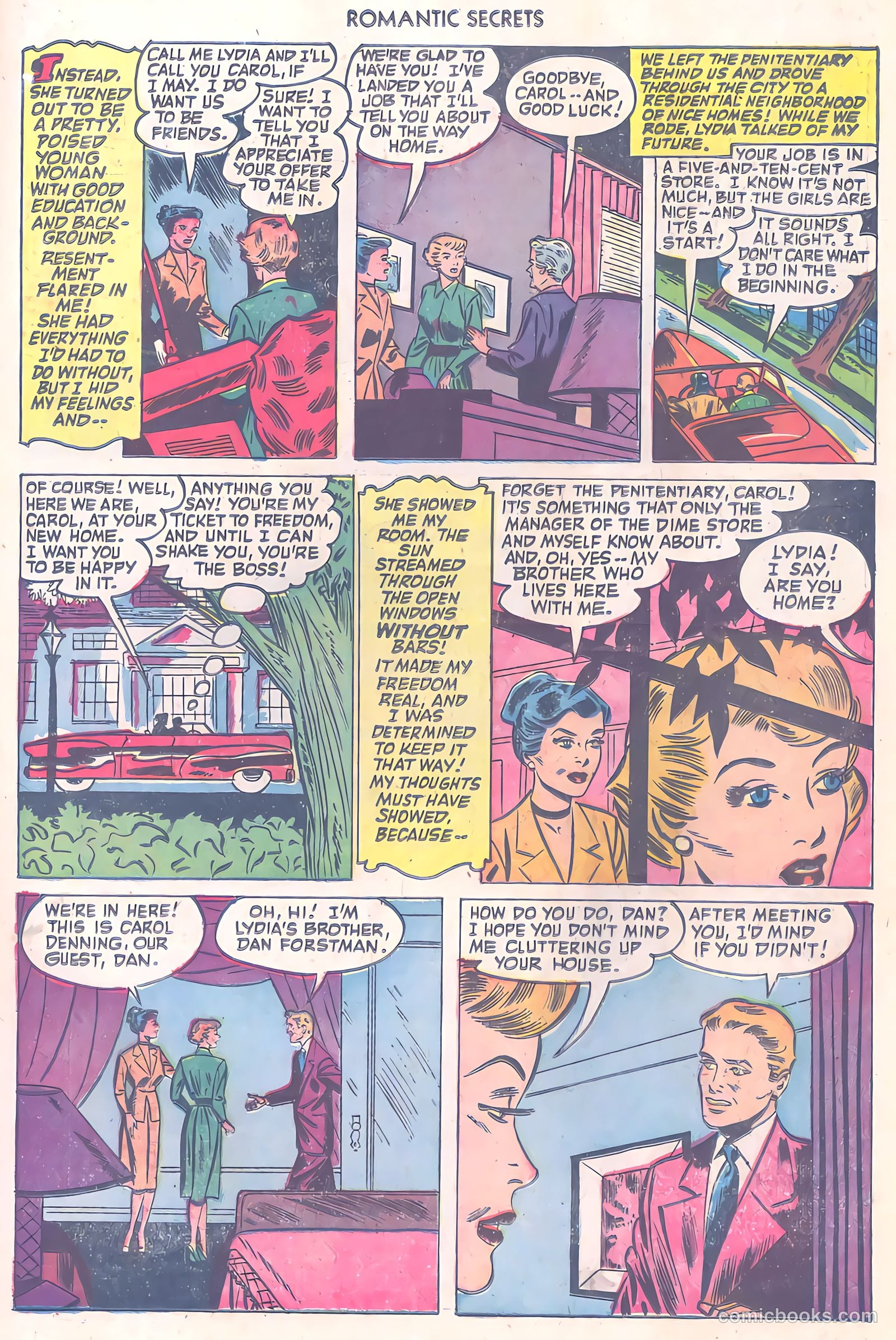 Romantic Secrets #29 (1952) — page 27 of 36