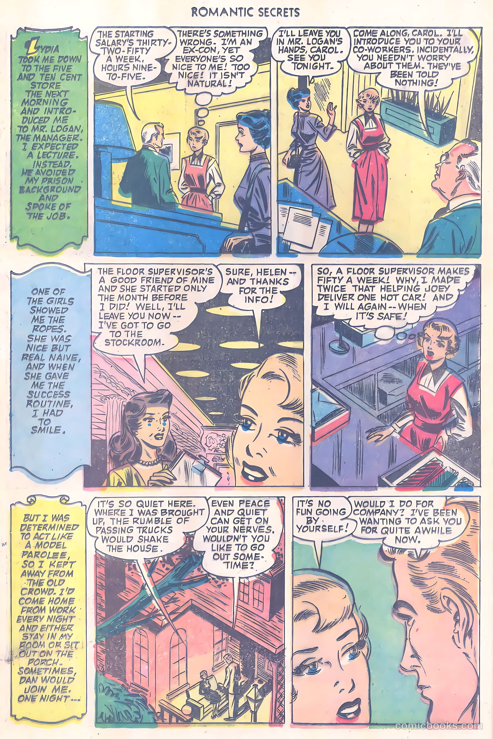 Romantic Secrets #29 (1952) — page 28 of 36