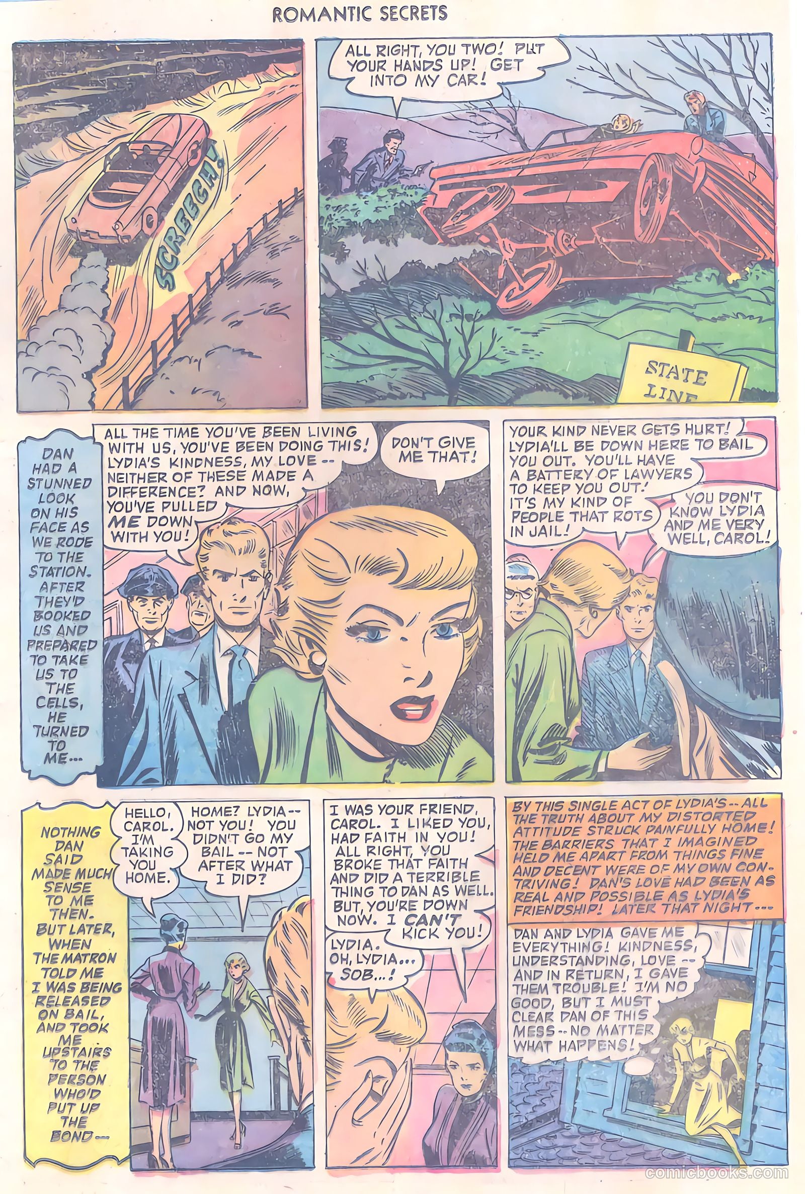 Romantic Secrets #29 (1952) — page 33 of 36