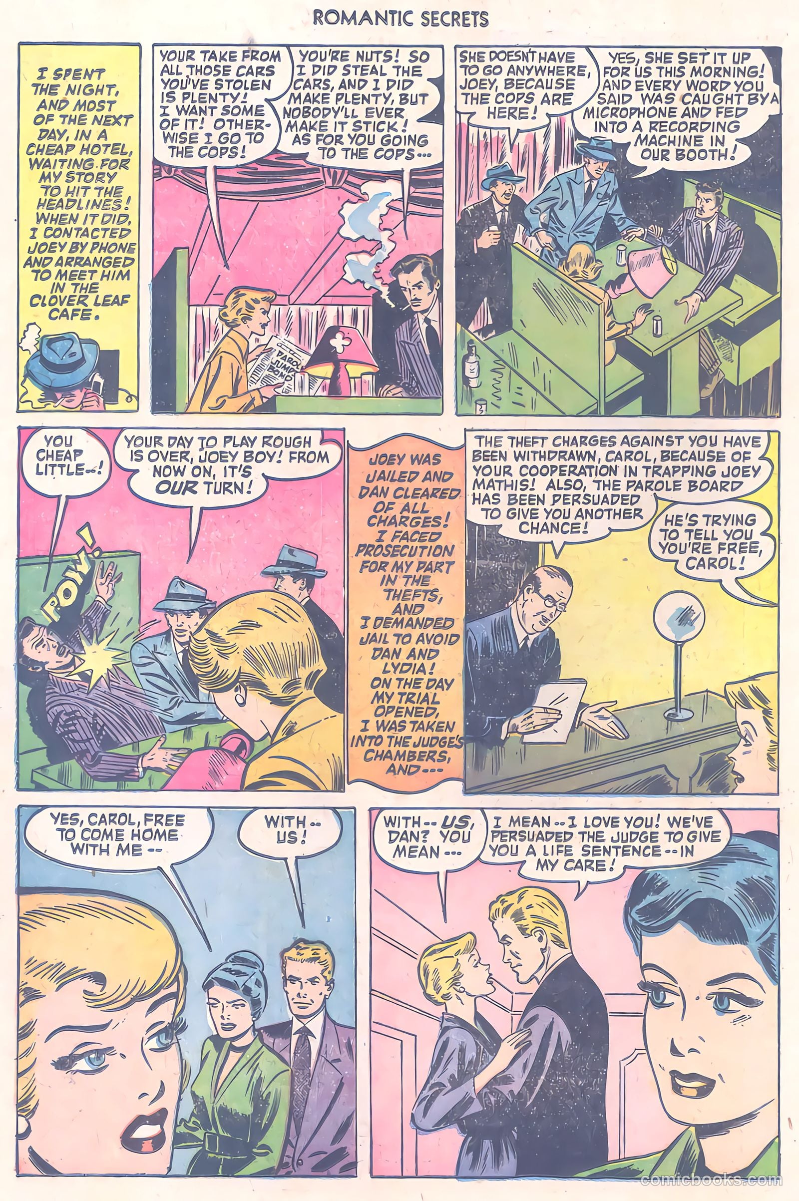 Romantic Secrets #29 (1952) — page 34 of 36