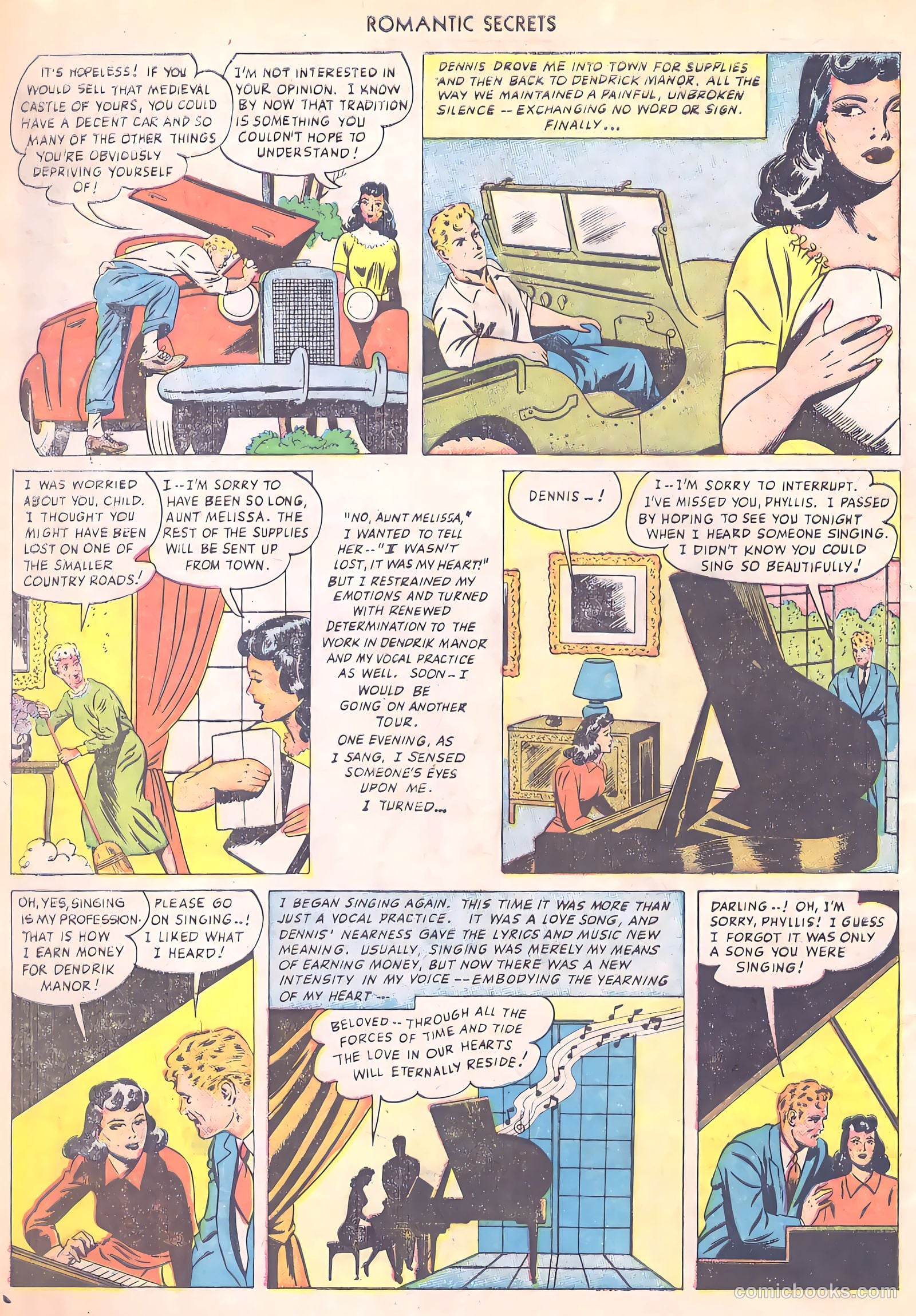 Romantic Secrets #3 (1950) — page 10 of 52
