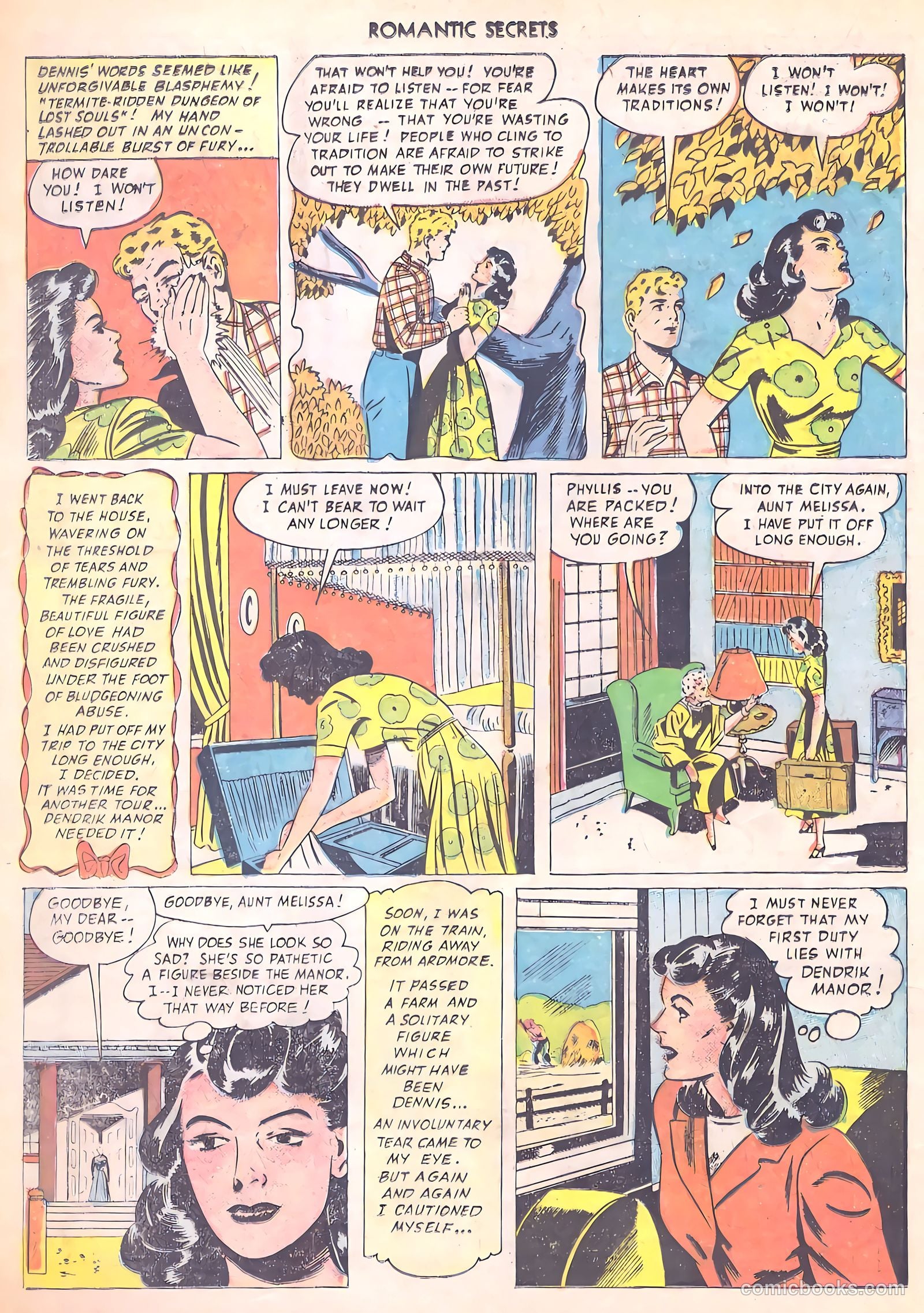 Romantic Secrets #3 (1950) — page 14 of 52