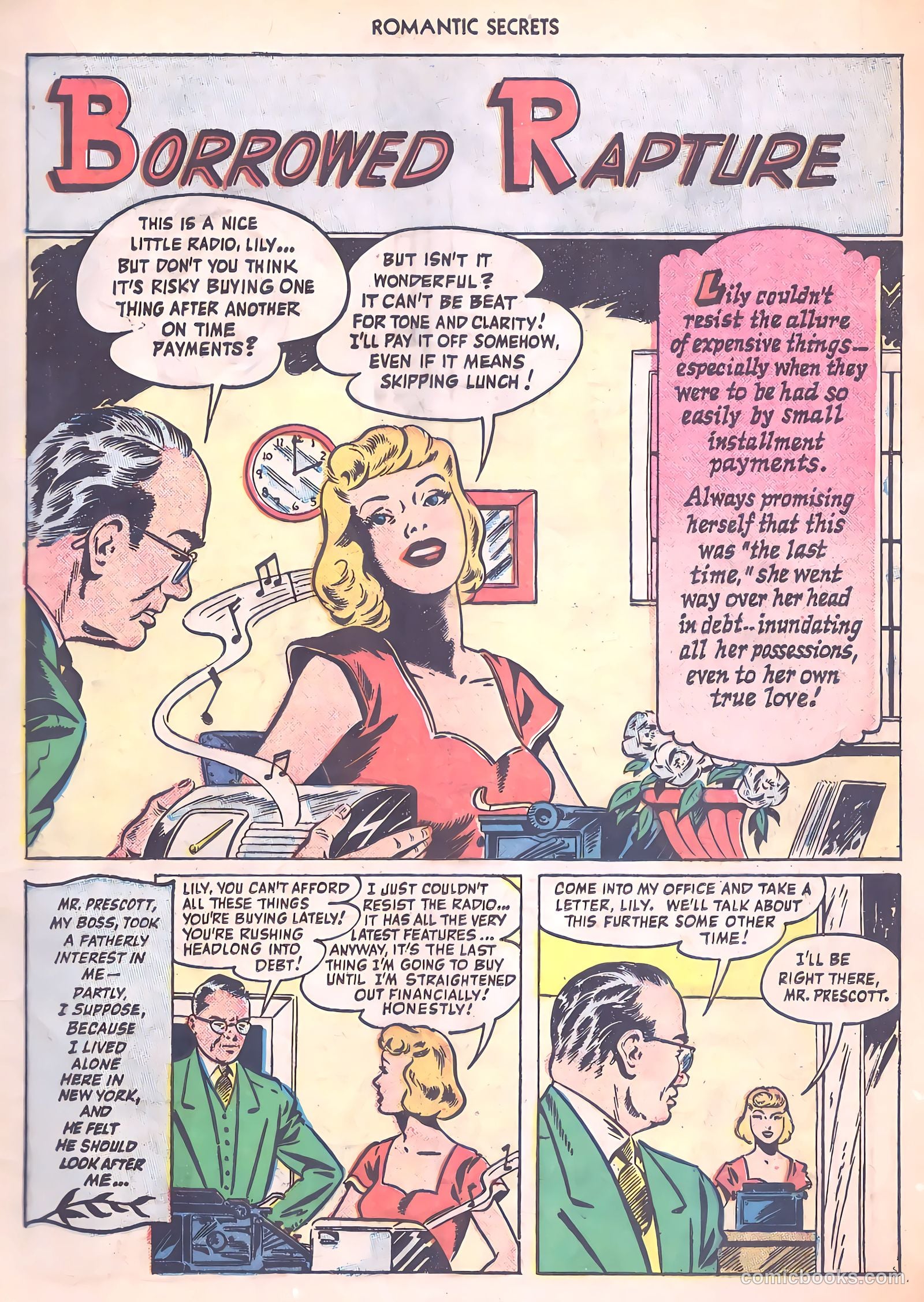 Romantic Secrets #3 (1950) — page 17 of 52