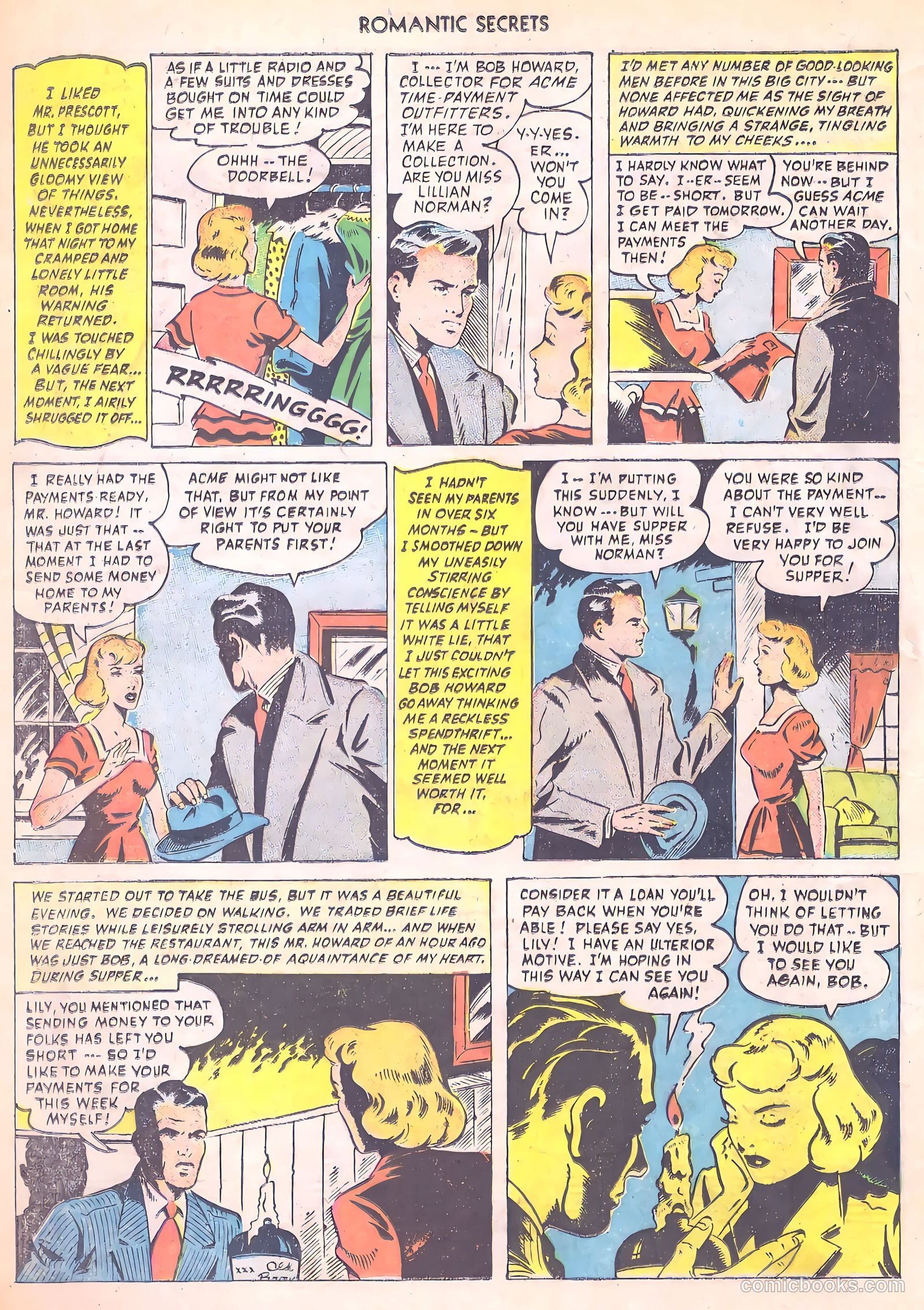 Romantic Secrets #3 (1950) — page 18 of 52