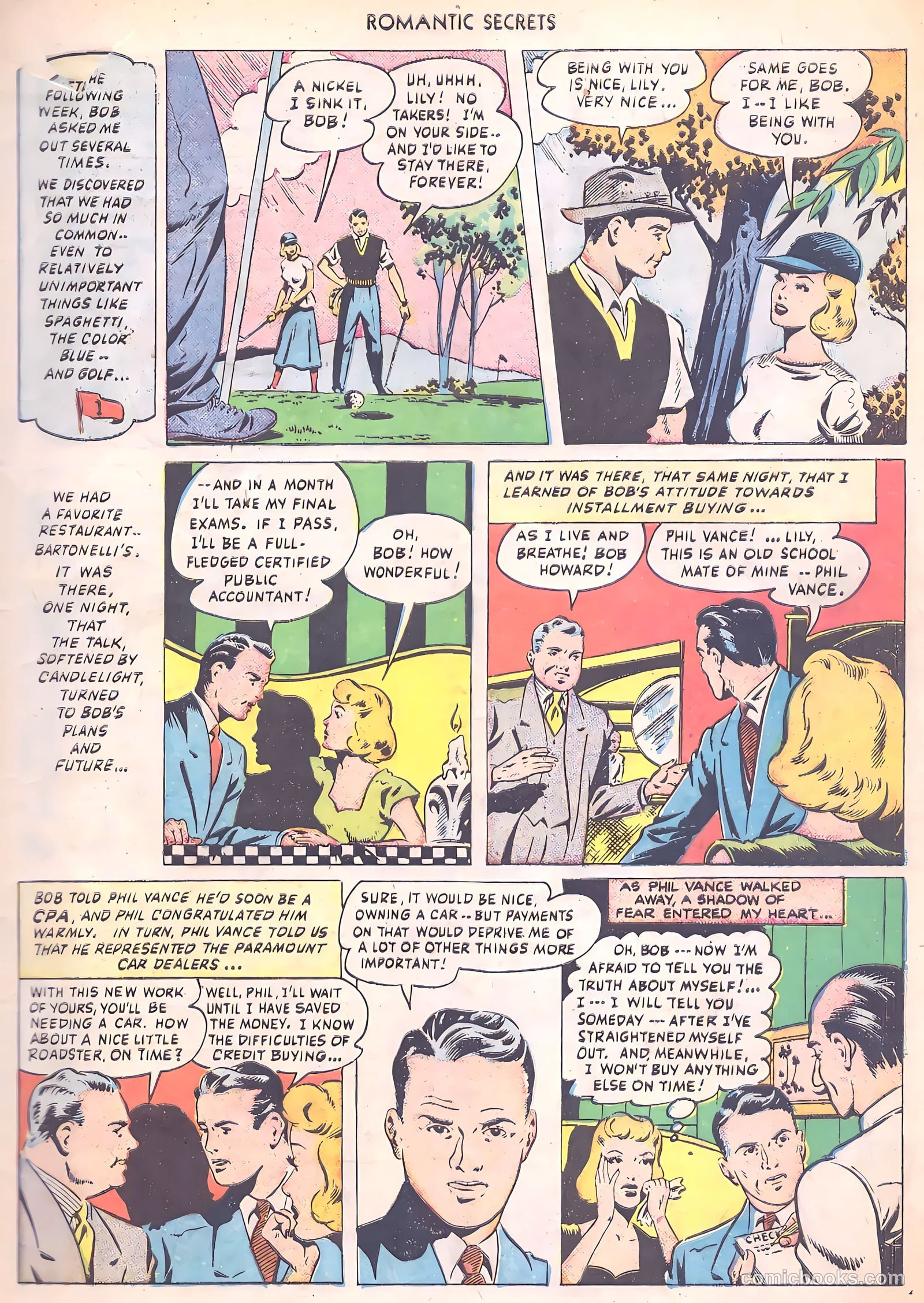 Romantic Secrets #3 (1950) — page 19 of 52