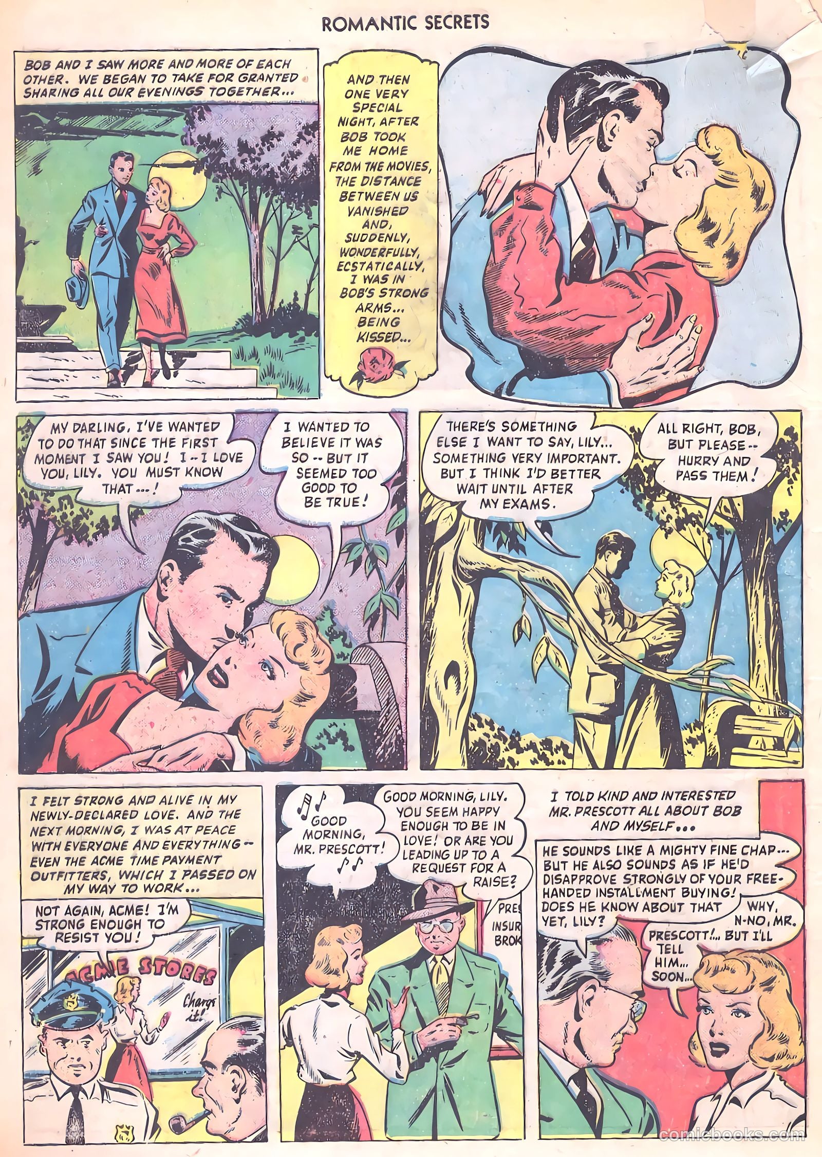 Romantic Secrets #3 (1950) — page 20 of 52