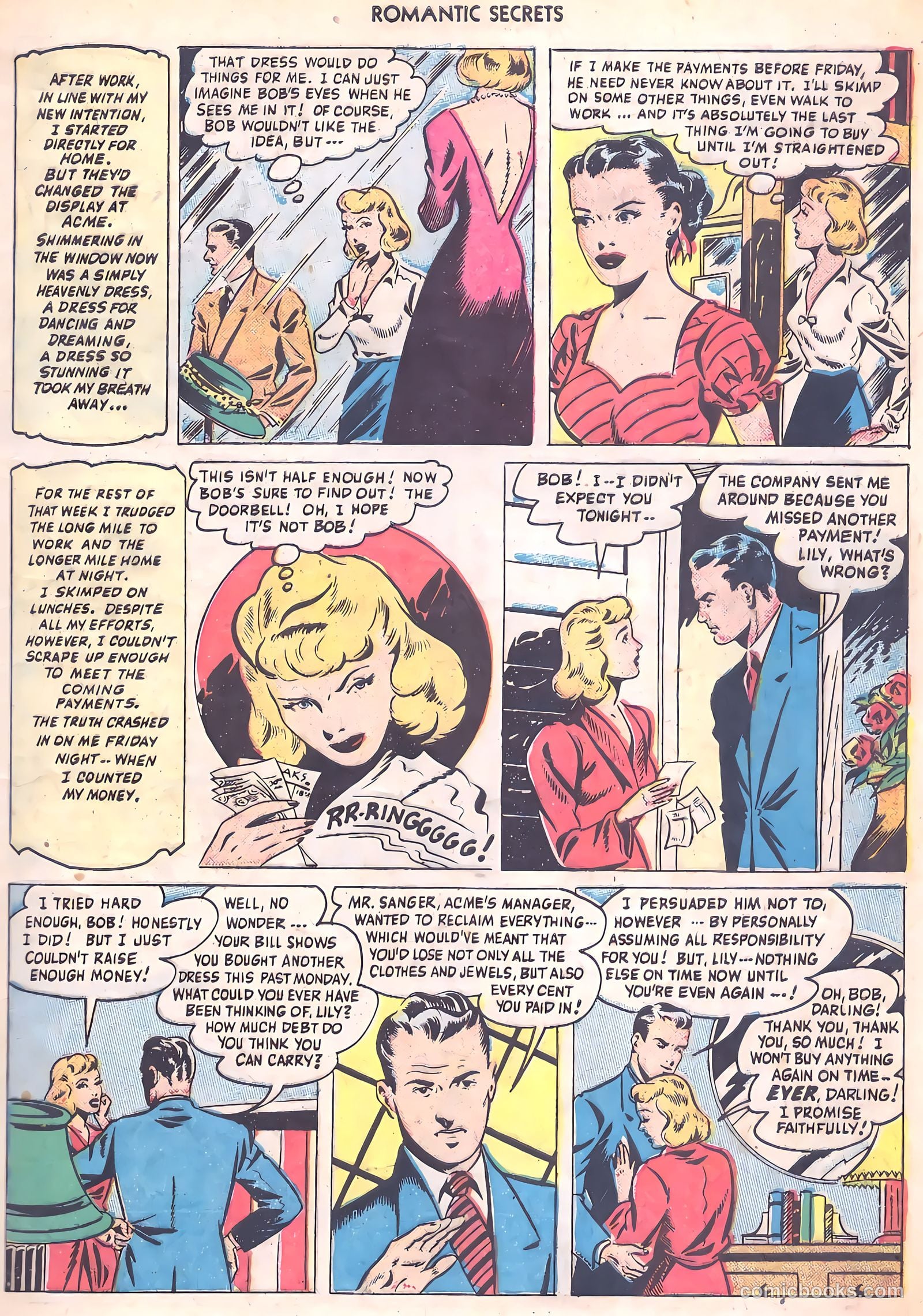 Romantic Secrets #3 (1950) — page 21 of 52