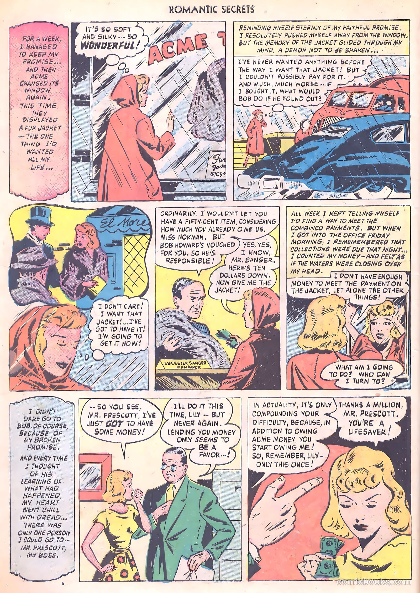 Romantic Secrets #3 (1950) — page 22 of 52
