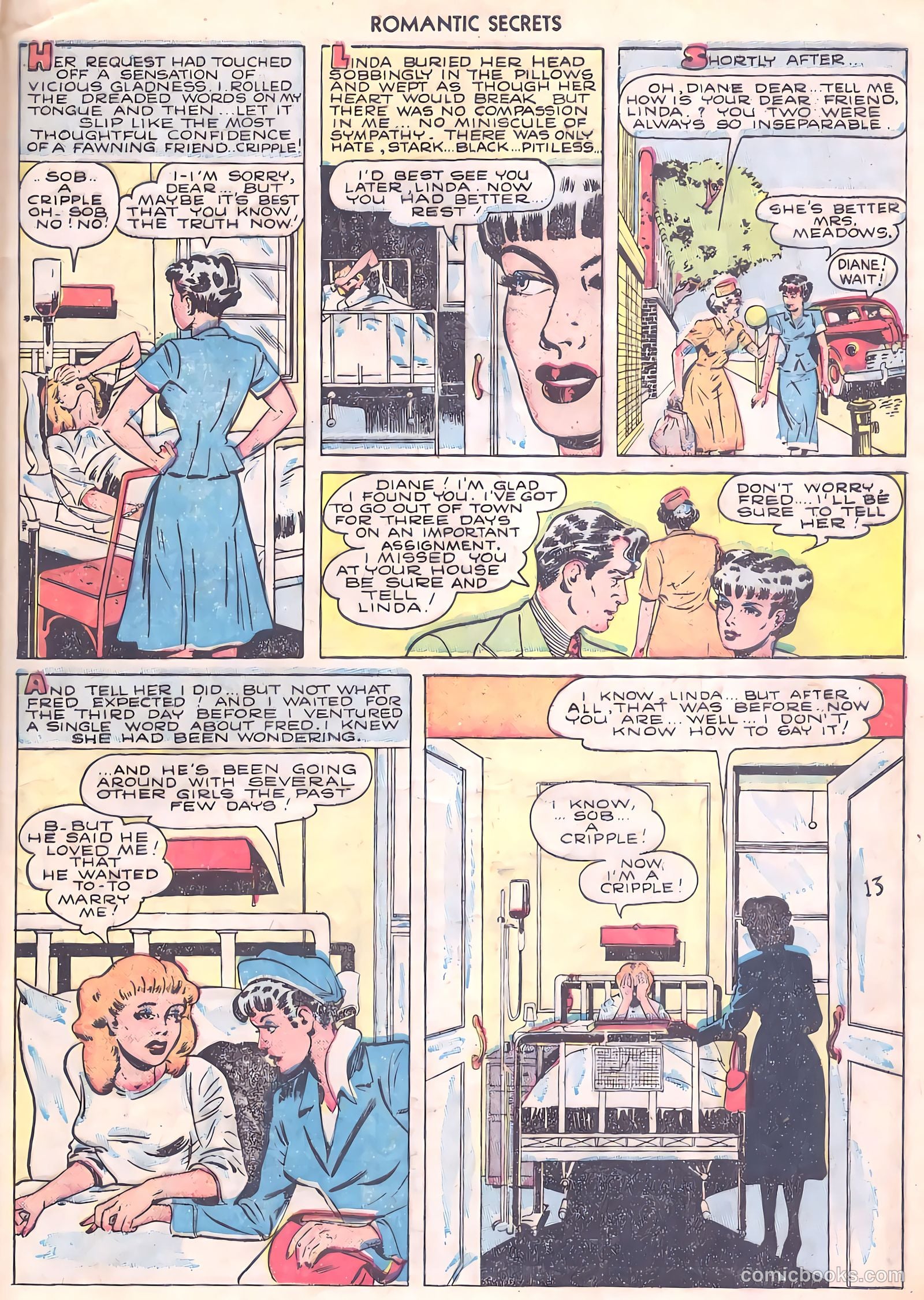 Romantic Secrets #3 (1950) — page 33 of 52