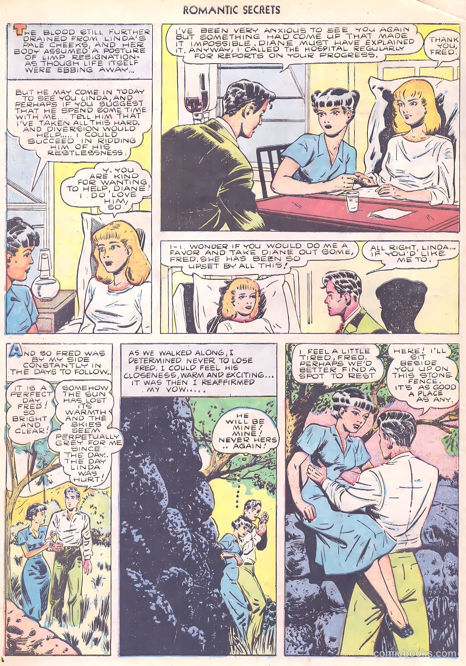 Romantic Secrets #3 (1950) — page 34 of 52