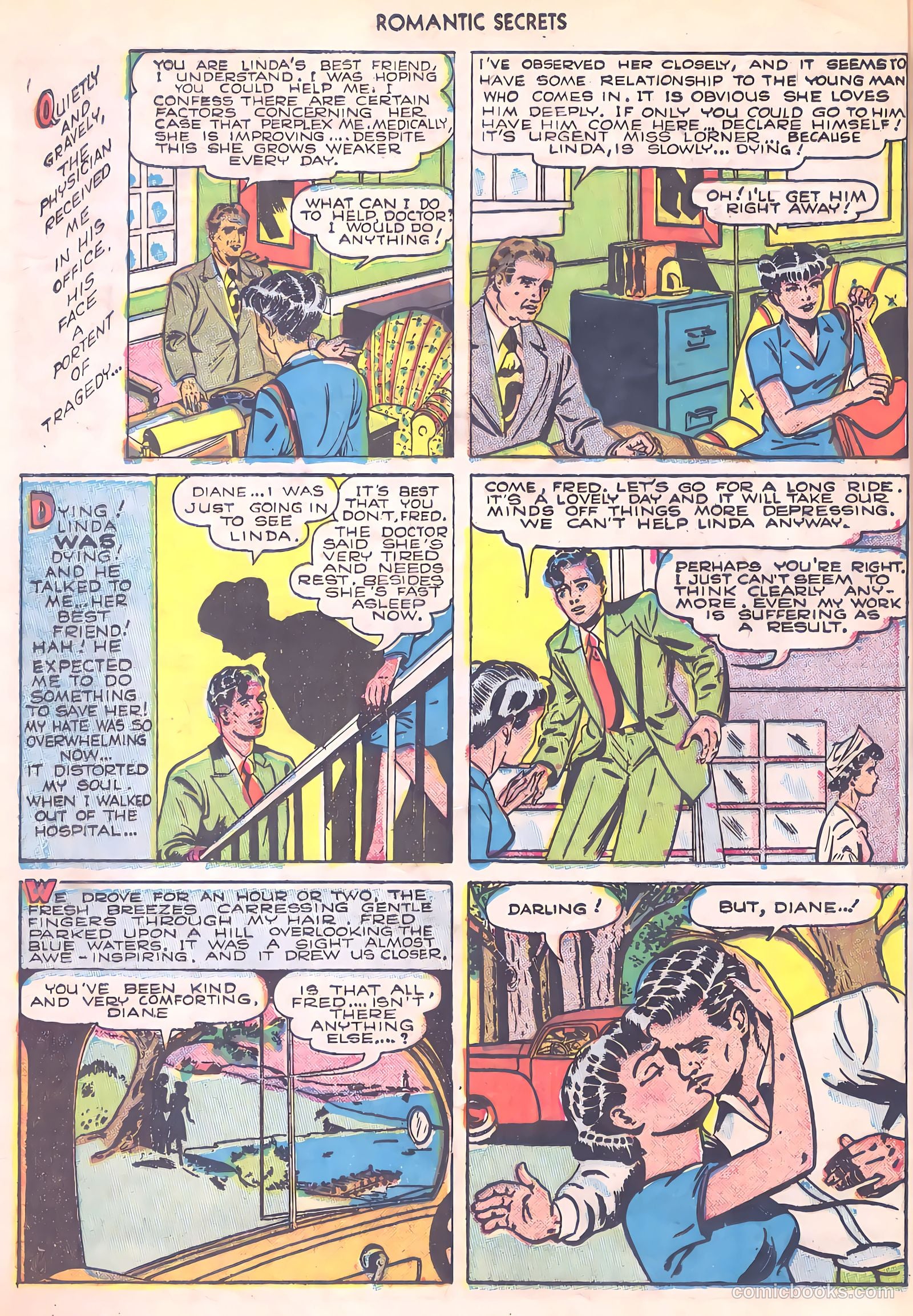 Romantic Secrets #3 (1950) — page 36 of 52
