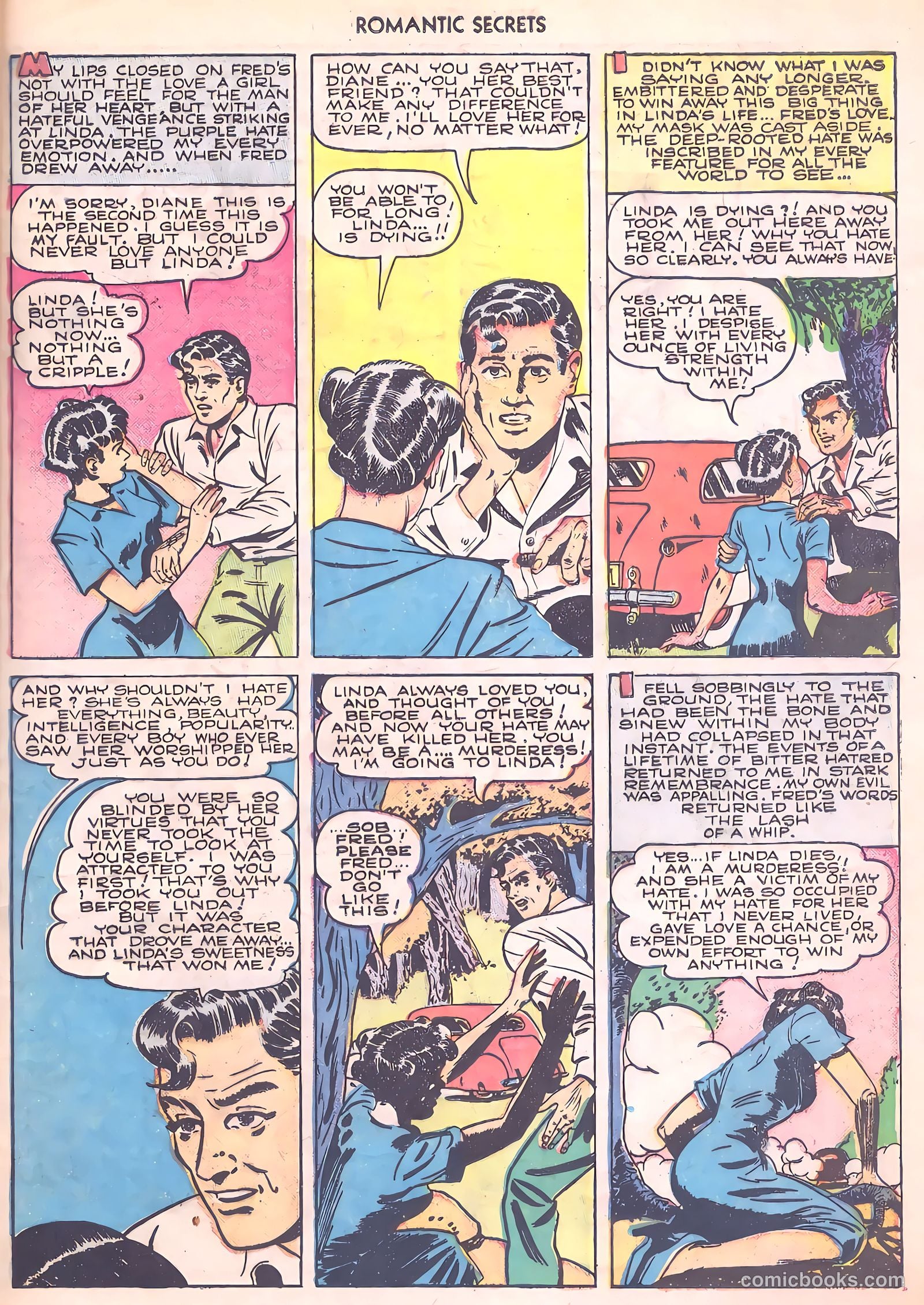 Romantic Secrets #3 (1950) — page 37 of 52
